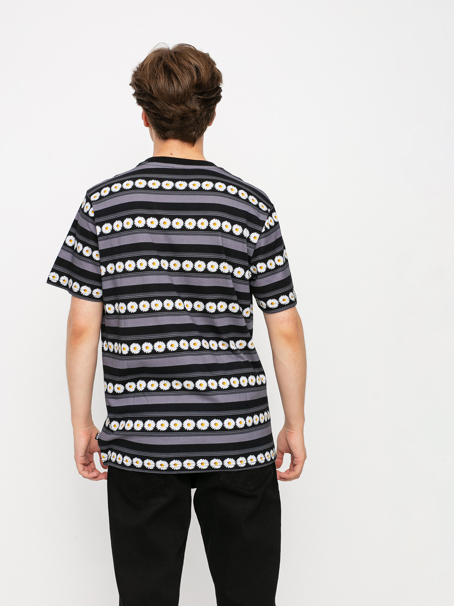 HUF Daisy Stripe Póló (black)