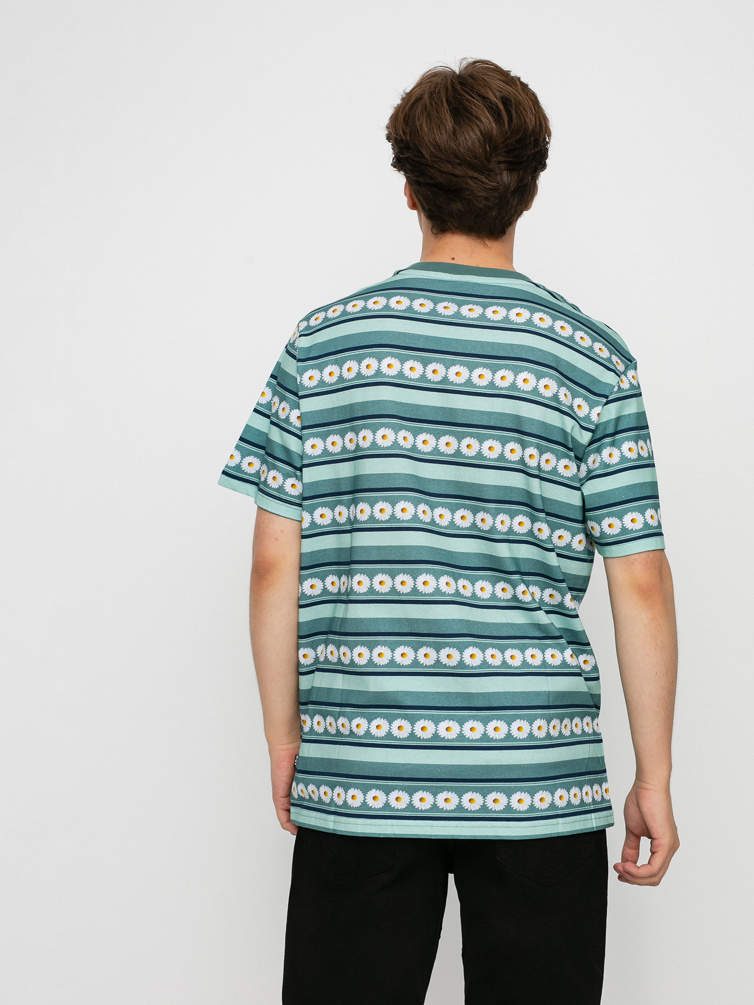 HUF Daisy Stripe Póló (sage)