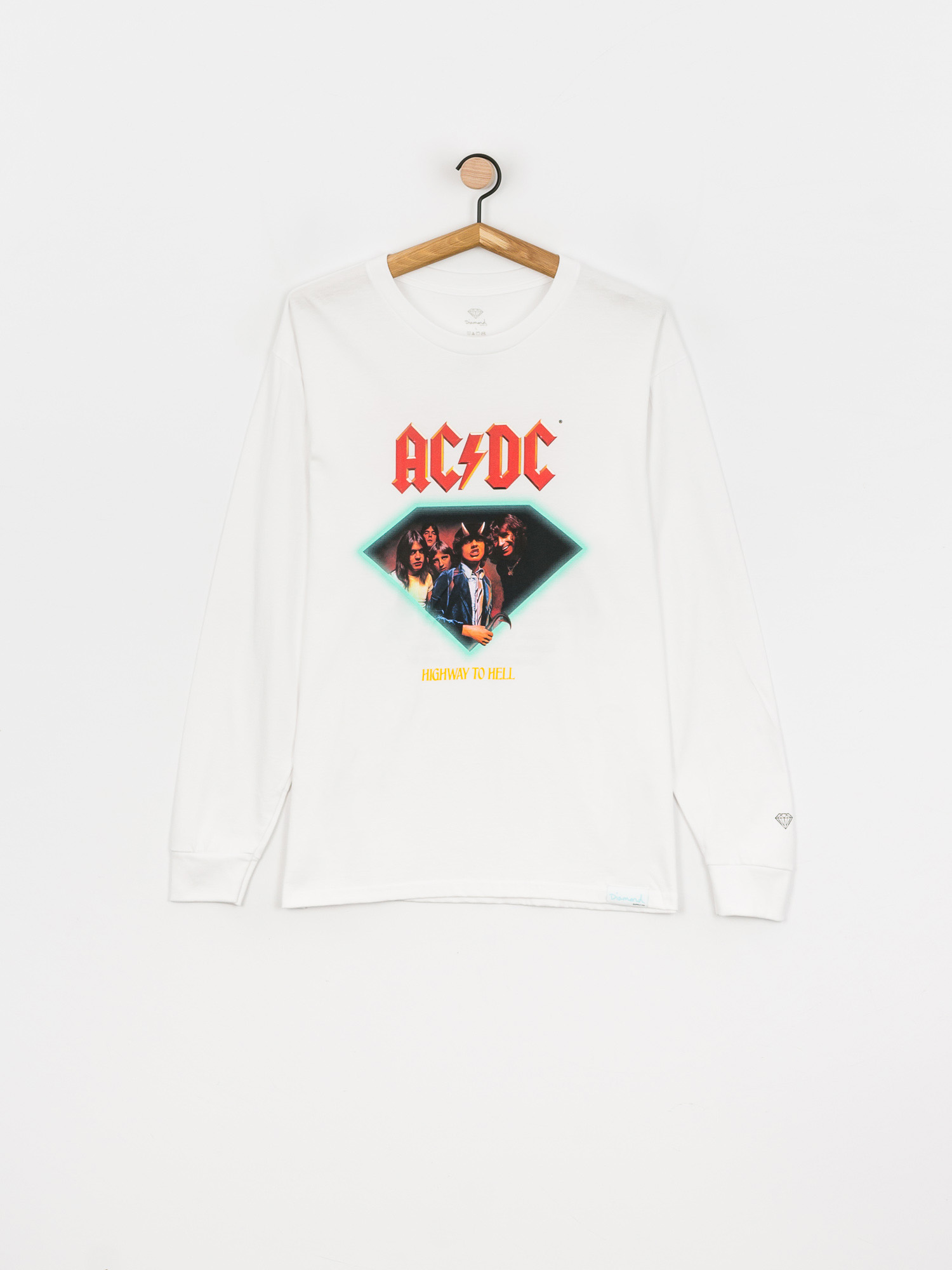 Diamond Supply Co. Highway To Hell Hosszú ujjú felső (white)