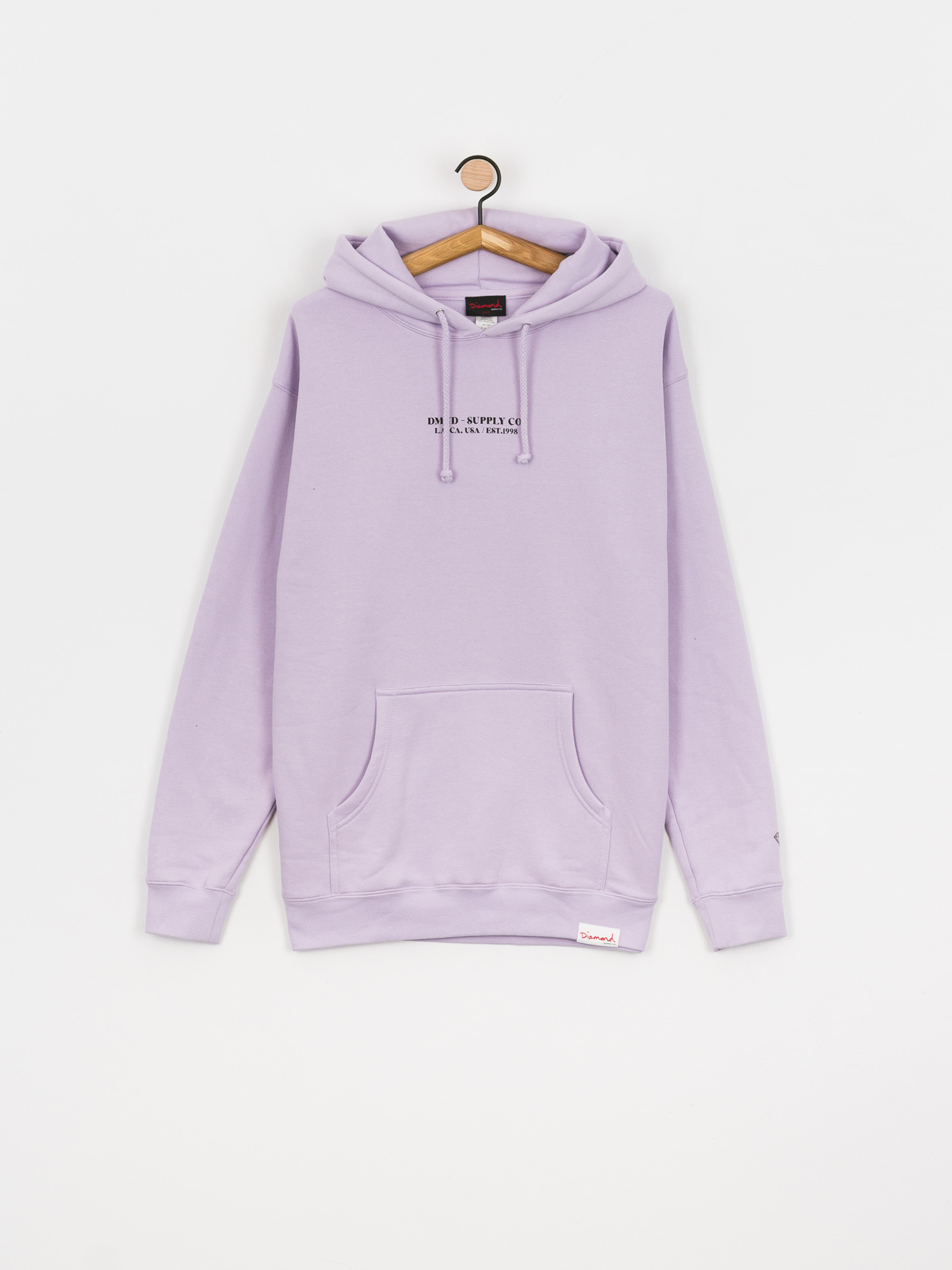Diamond Supply Co. Est. 1998 HD Kapucnis pulóver (lavander)