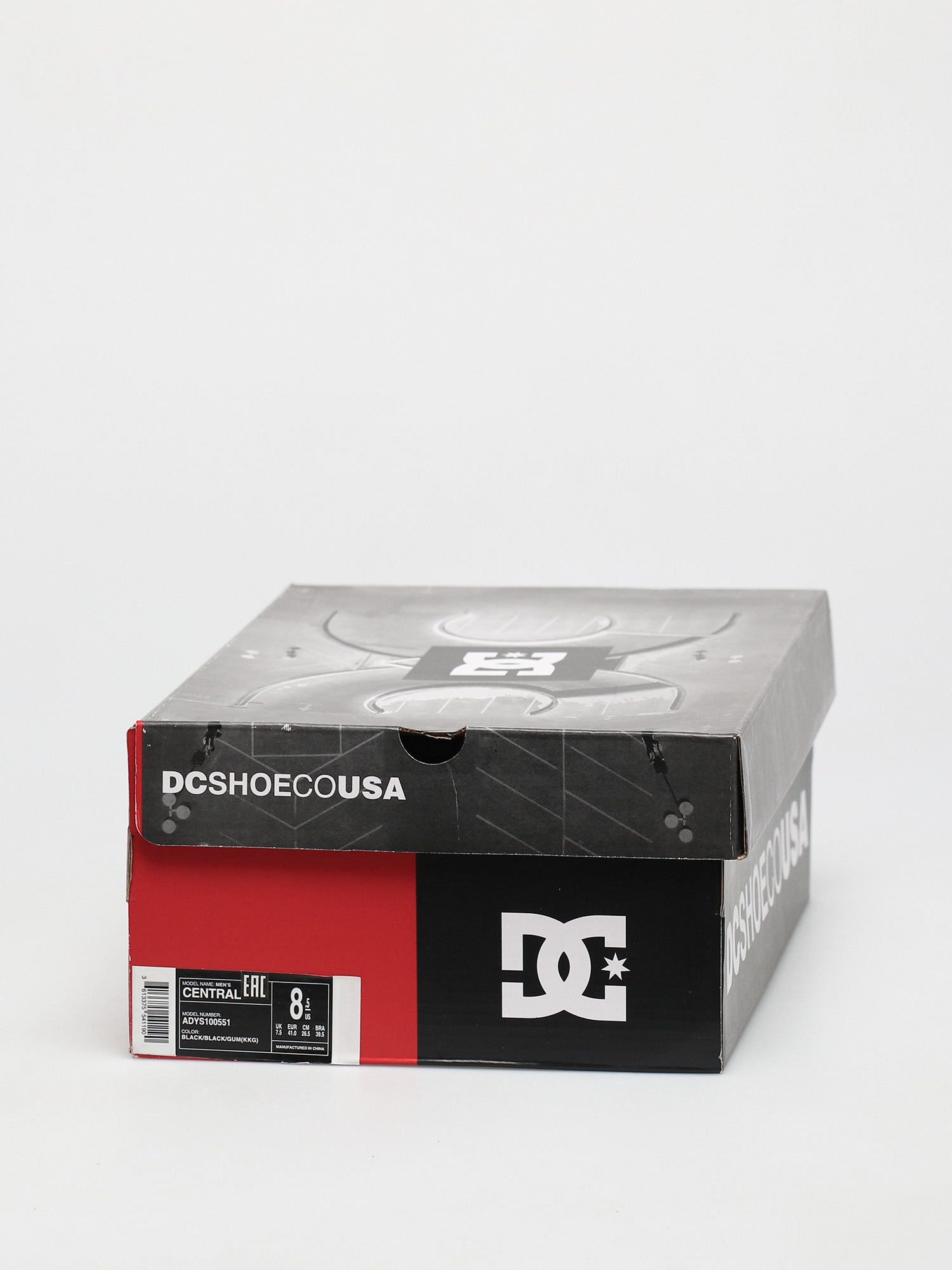 DC Central Cipők (black/black/gum)