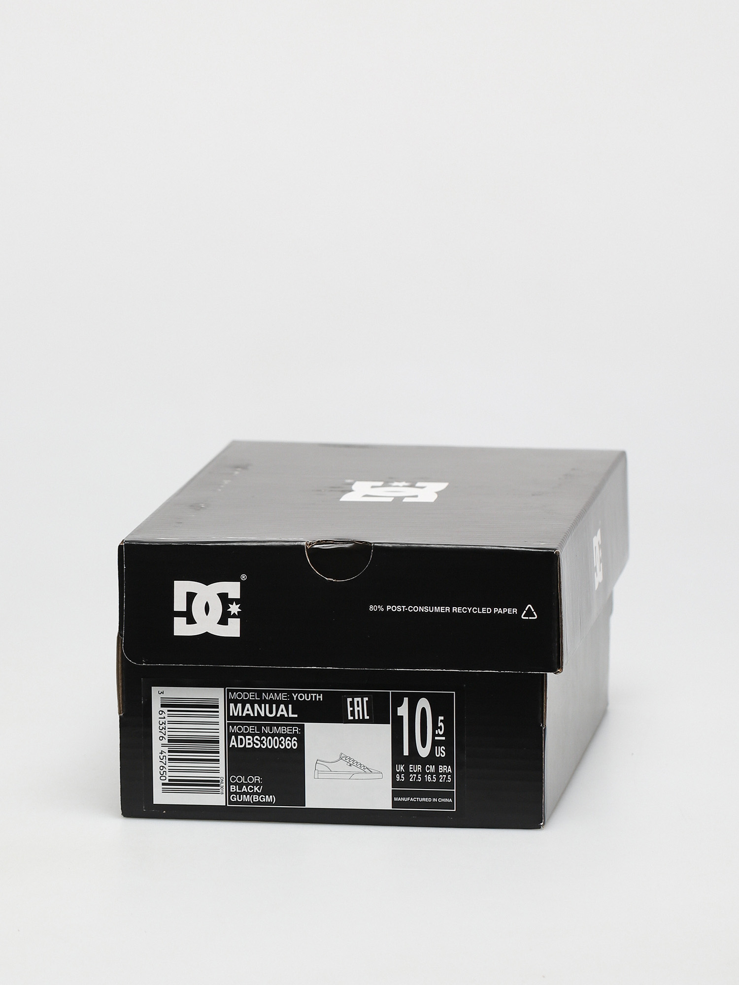 DC Manual JR Cipők (black/gum)