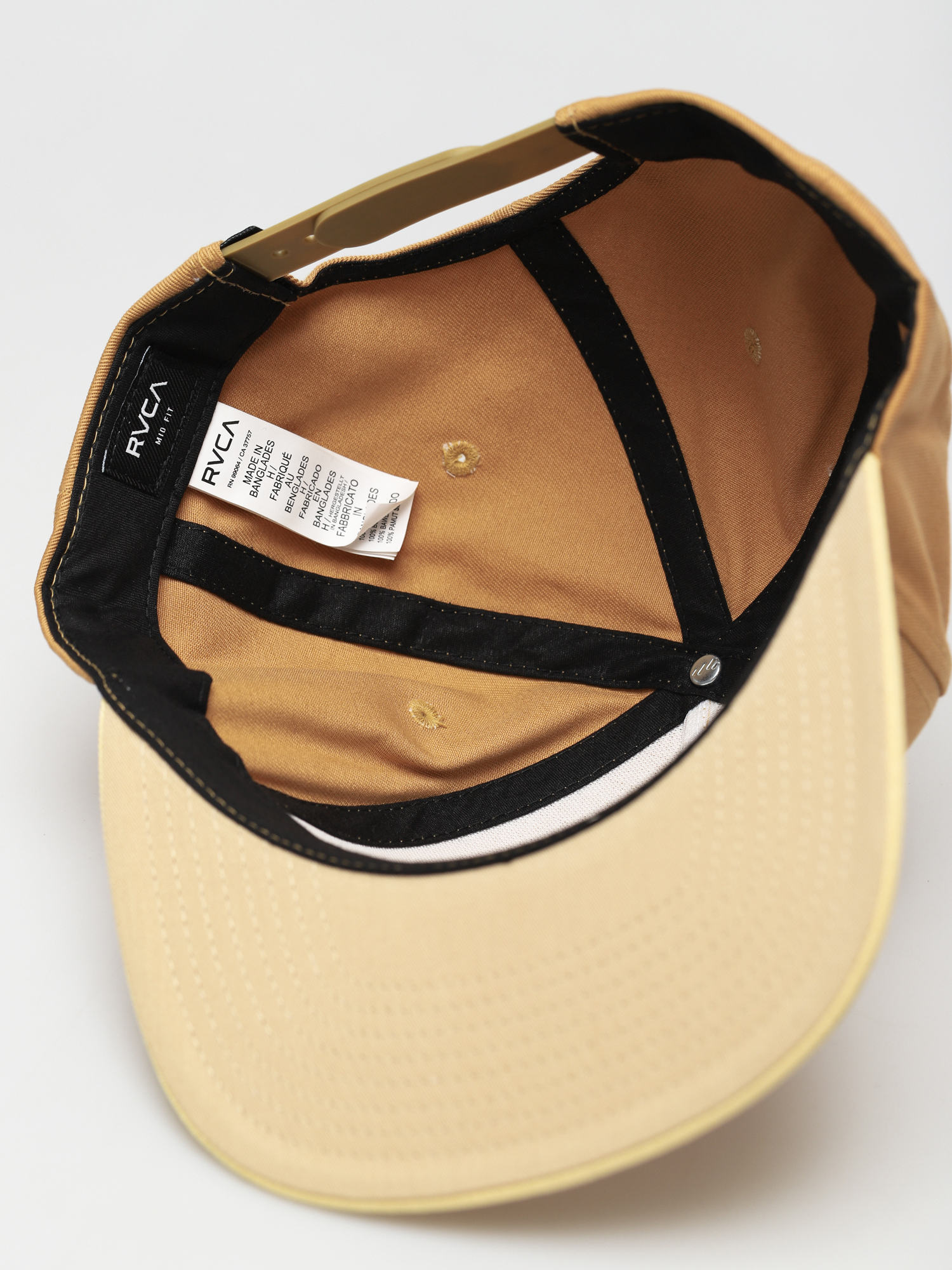 RVCA Rvca Square Snapback Baseball sapka (golden rod)