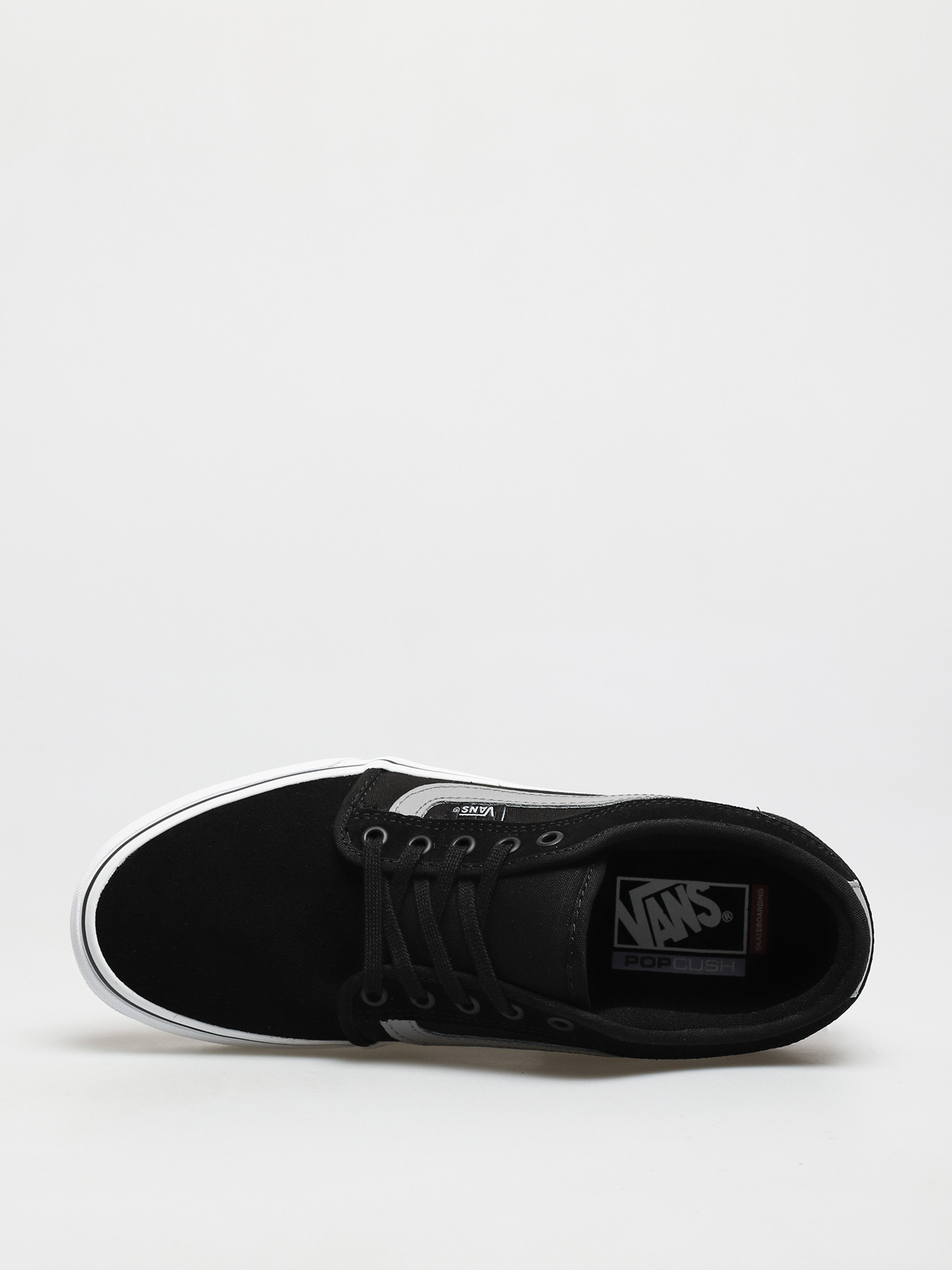 Vans Chukka Low Sidestripe Cipők (black/gray/white)