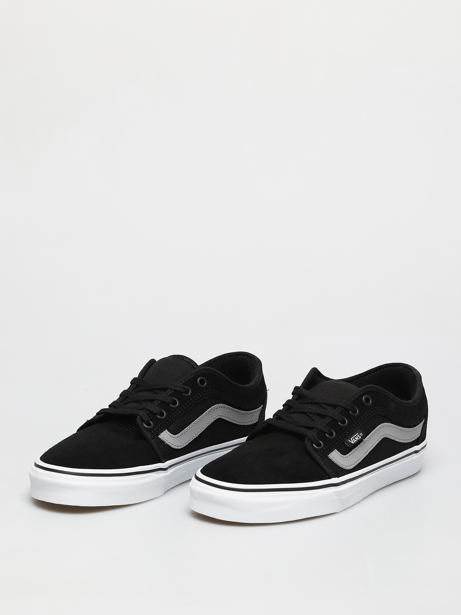 Vans Chukka Low Sidestripe Cipők (black/gray/white)