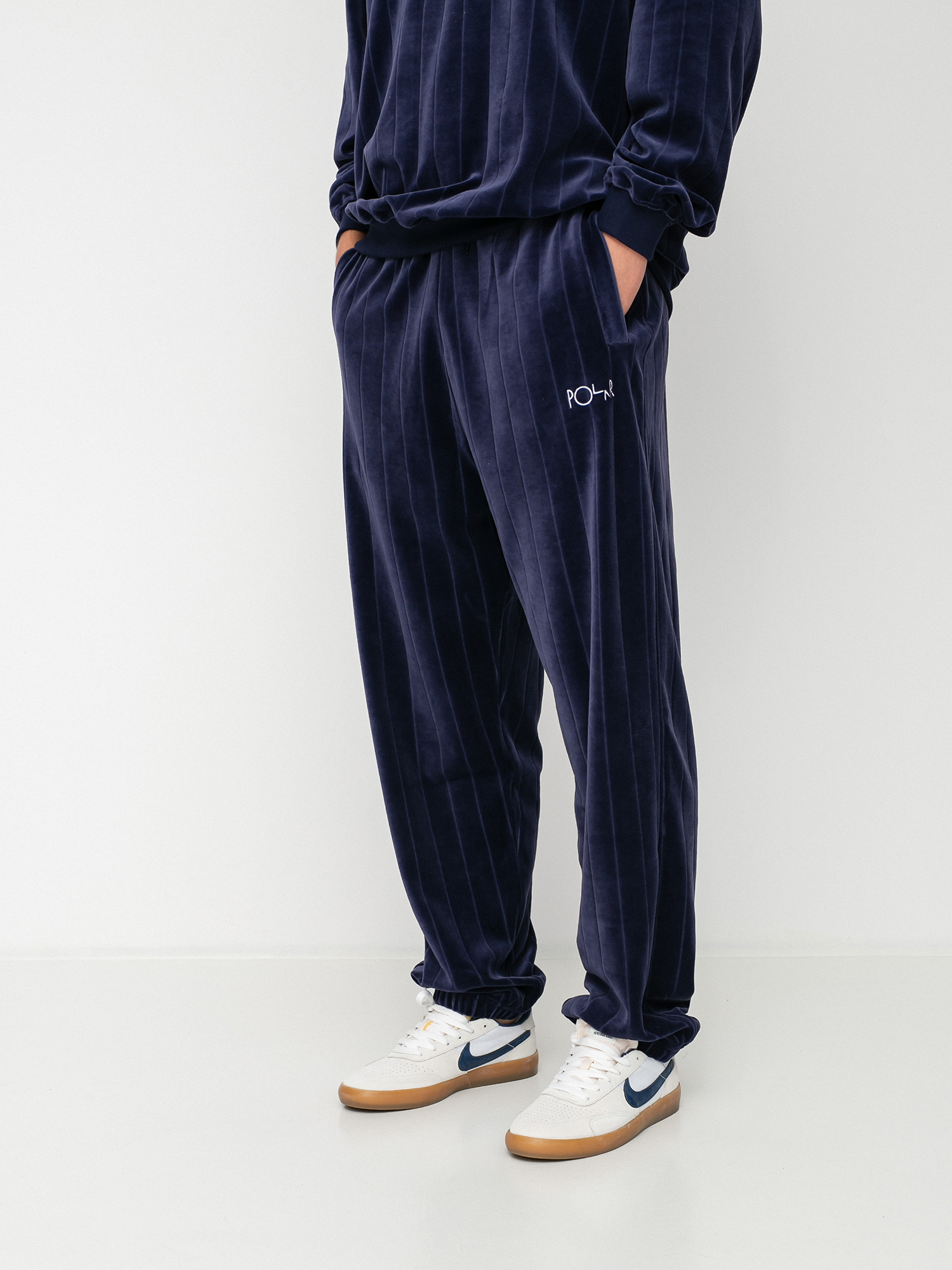 Polar Skate Velour Kisnadrág (rich navy)