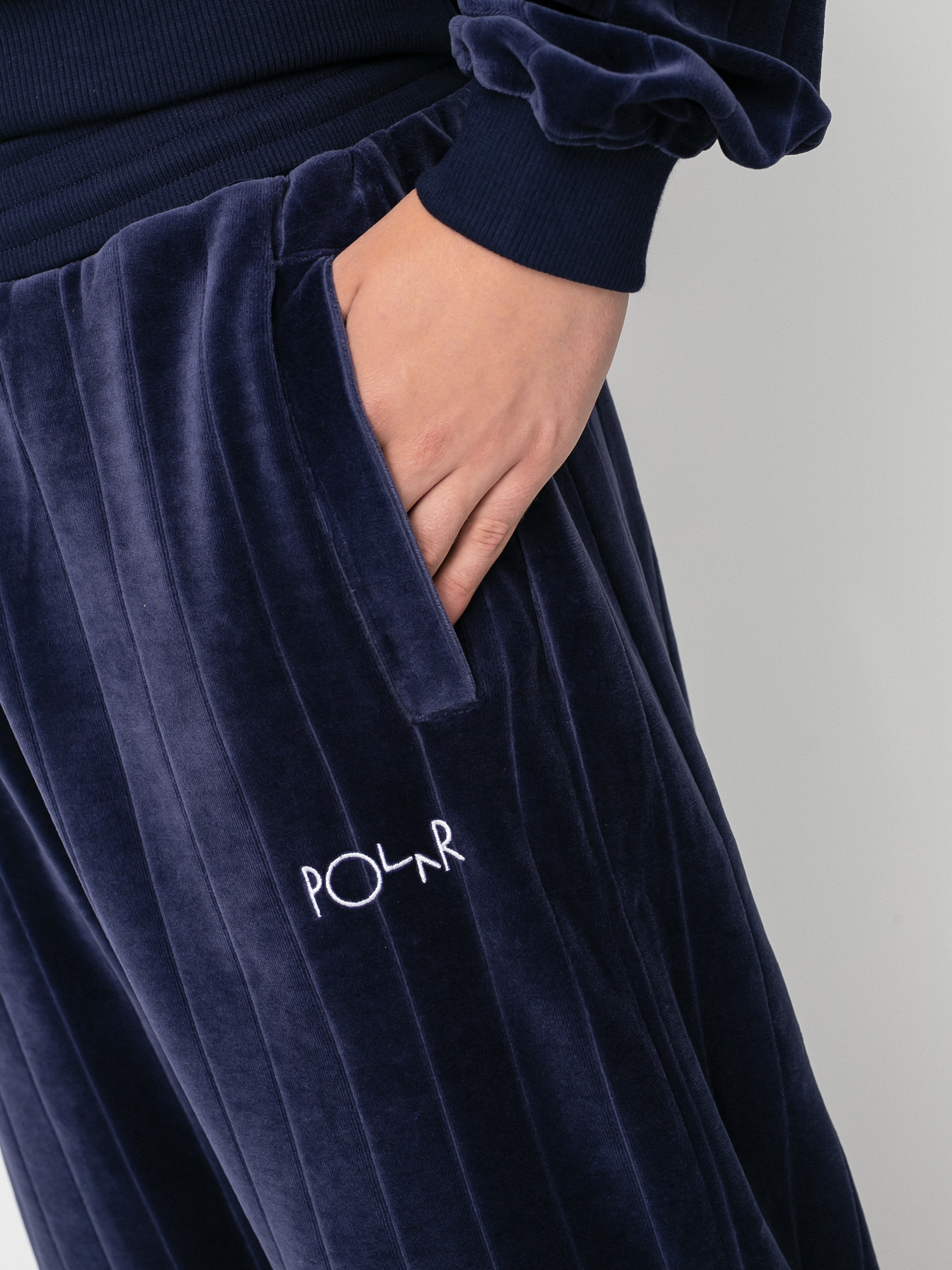 Polar Skate Velour Kisnadrág (rich navy)