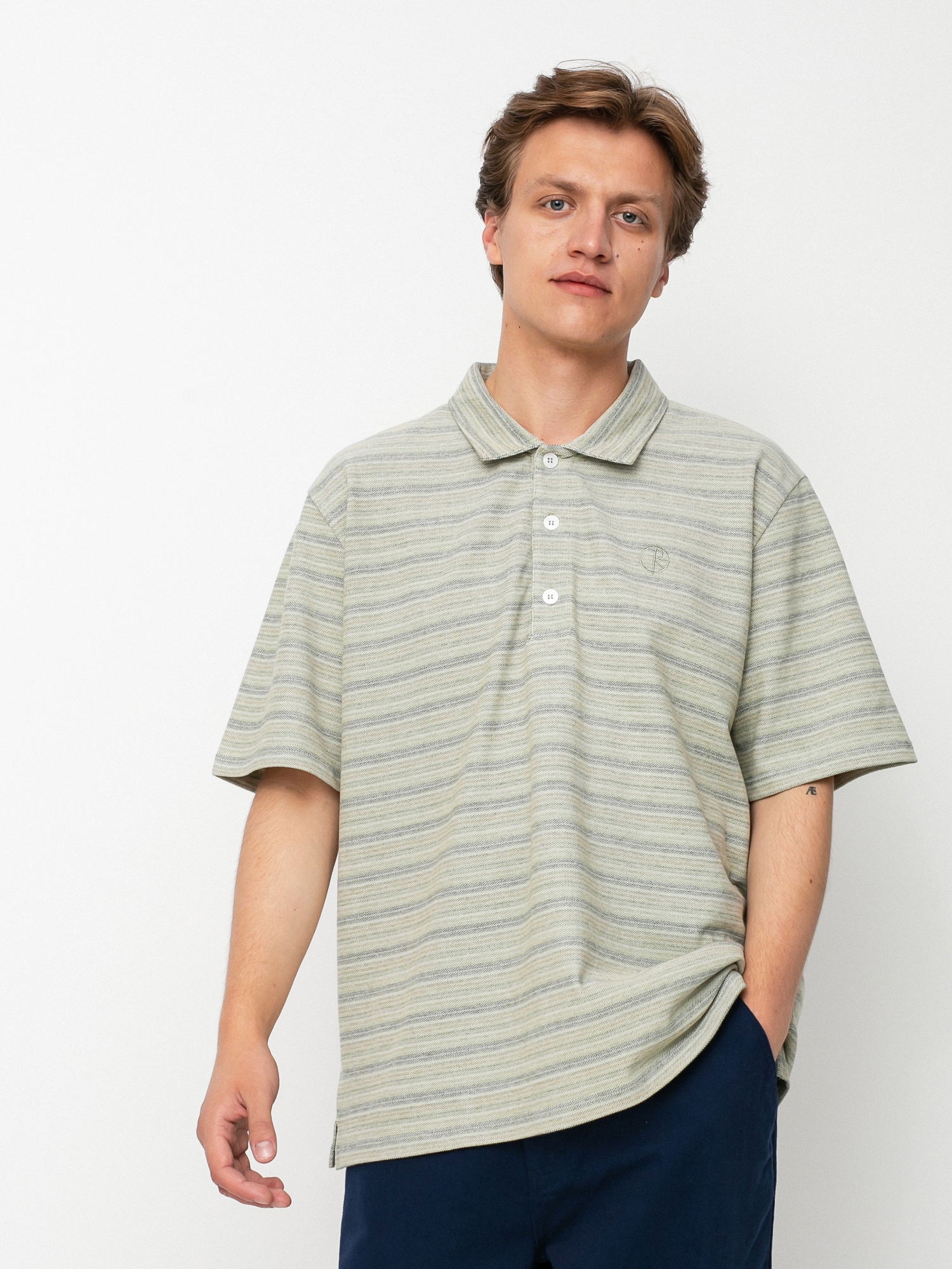 Polar Skate Multistripe Pólóing (green)