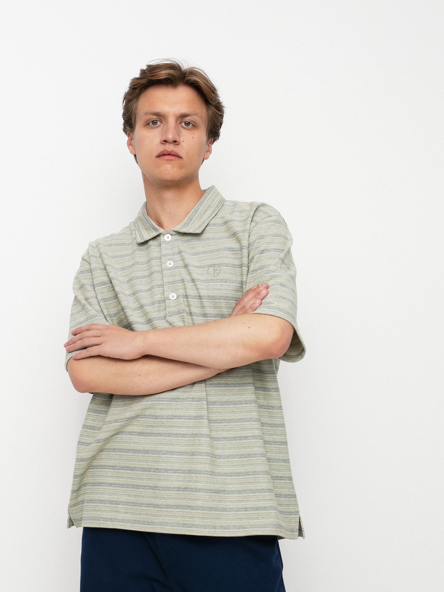 Polar Skate Multistripe Pólóing (green)