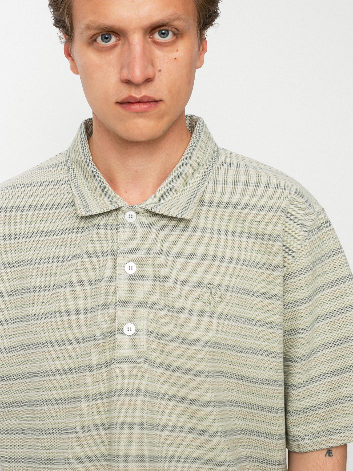 Polar Skate Multistripe Pólóing (green)