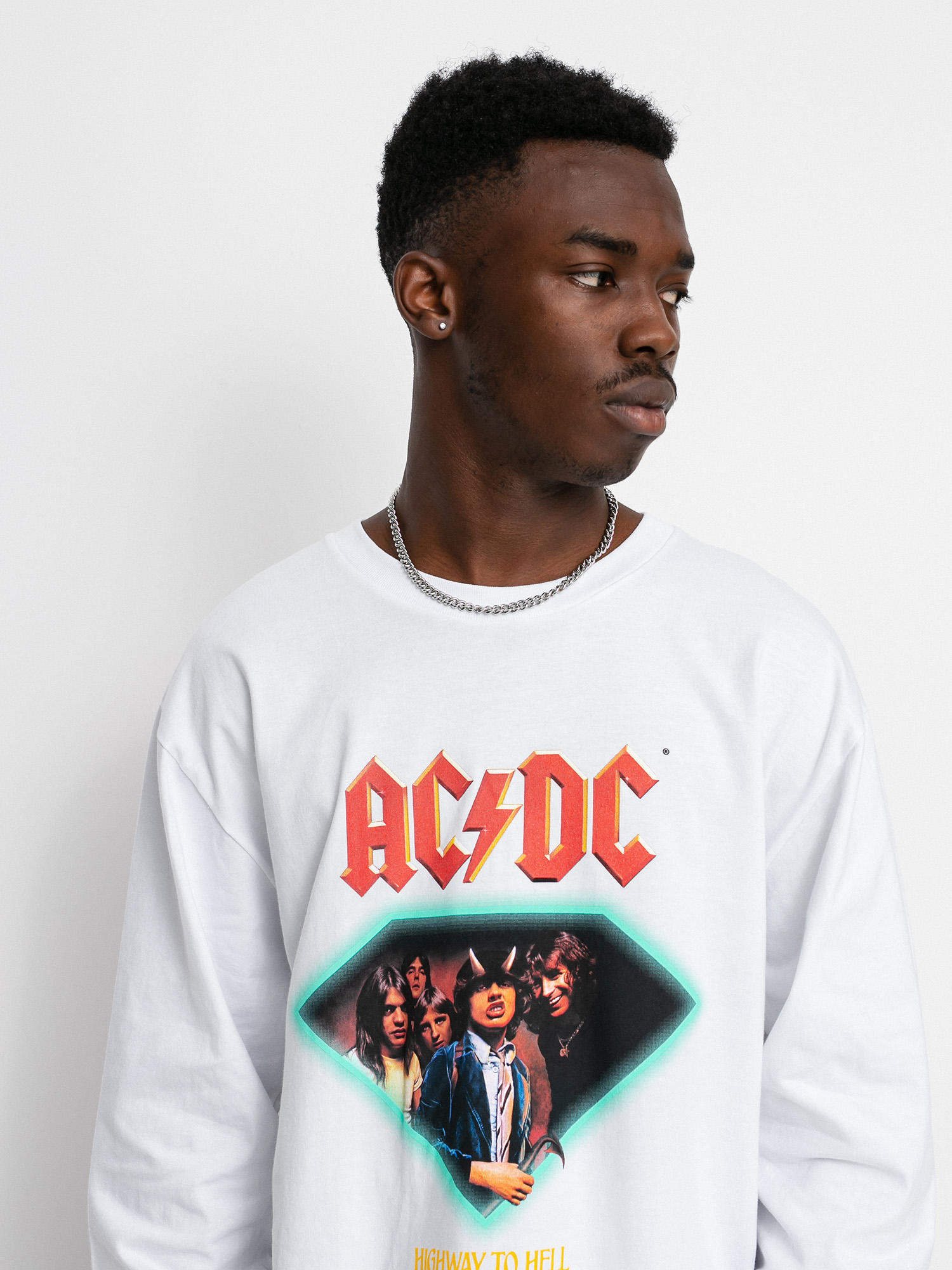 Diamond Supply Co. Highway To Hell Hosszú ujjú felső (white)