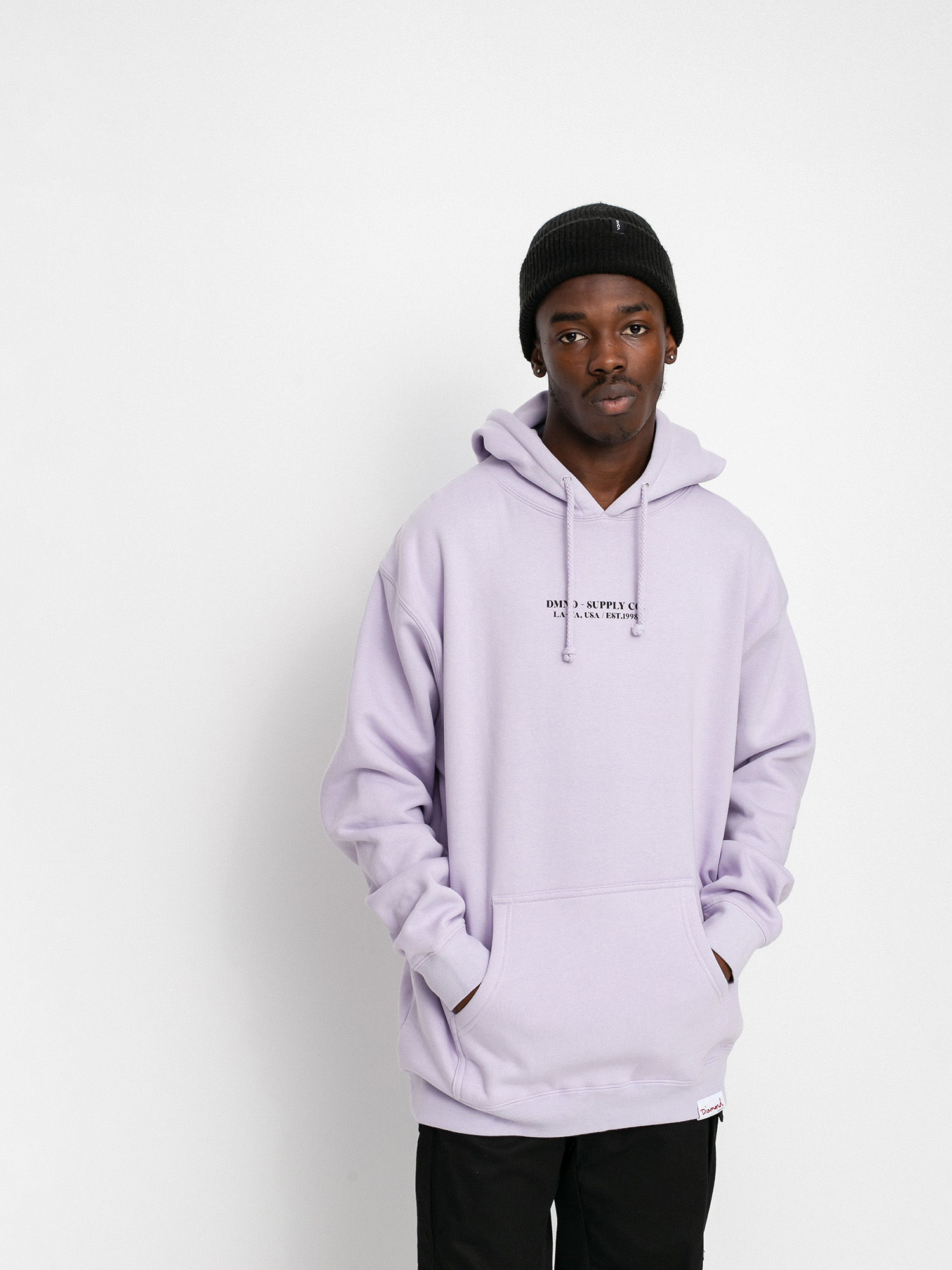 Diamond Supply Co. Est. 1998 HD Kapucnis pulóver (lavander)