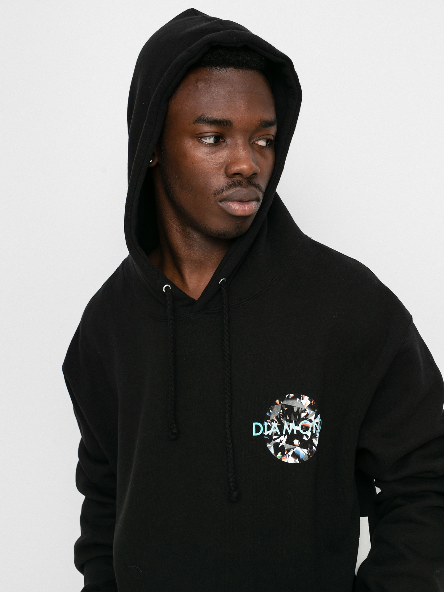 Diamond Supply Co. Clarity HD Kapucnis pulóver (black)