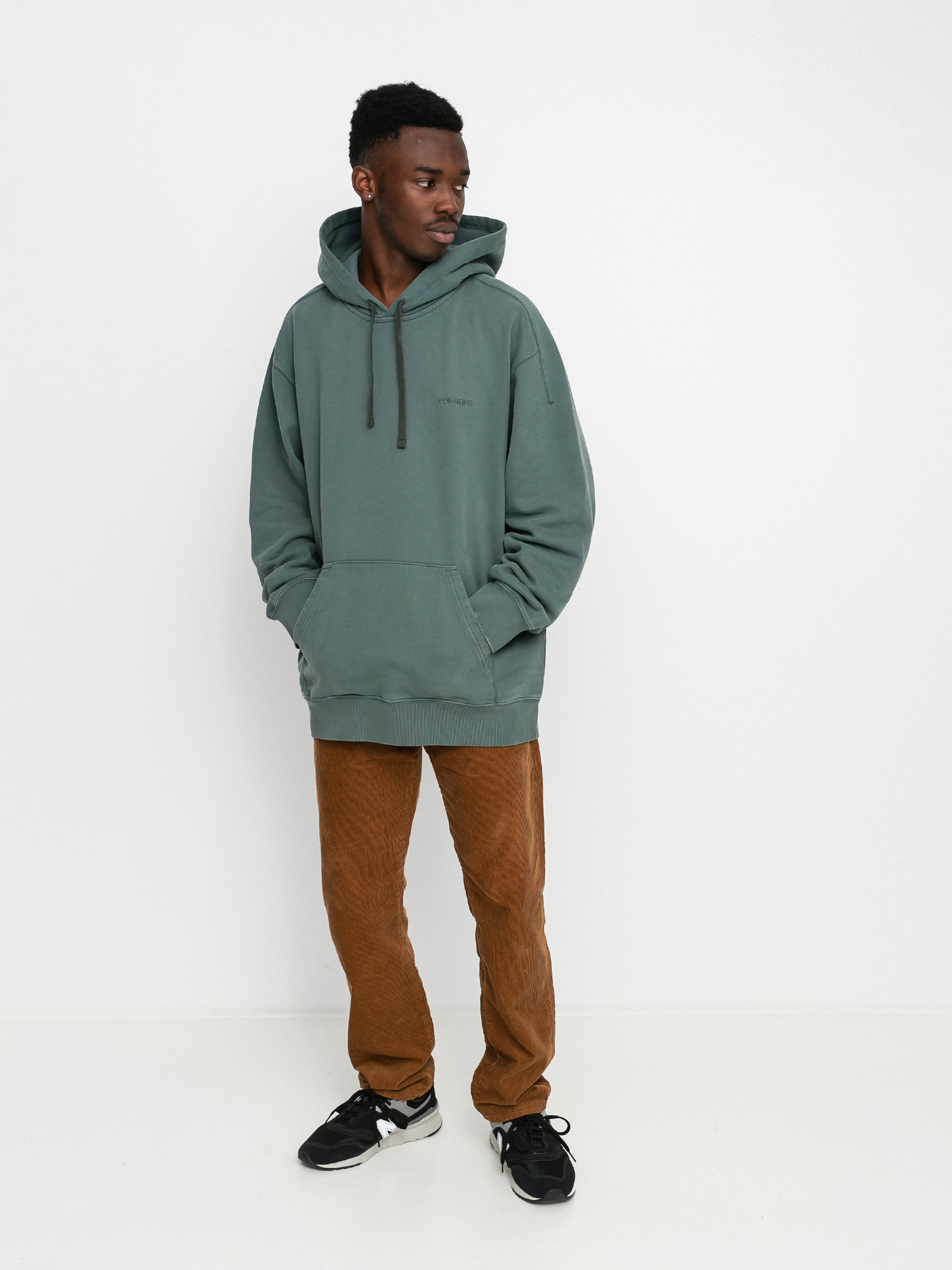 Carhartt WIP Ashfield HD Kapucnis pulóver (slate)