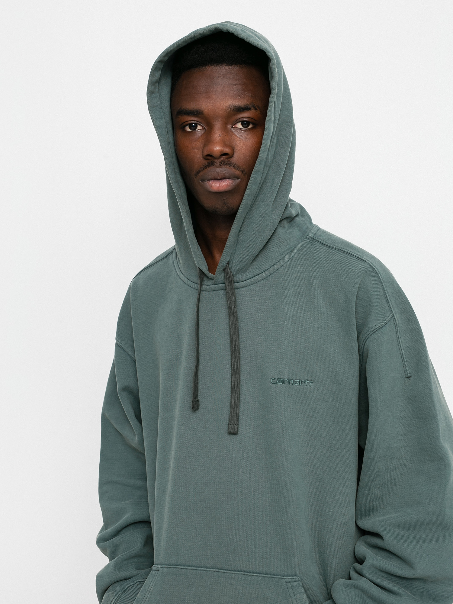 Carhartt WIP Ashfield HD Kapucnis pulóver (slate)