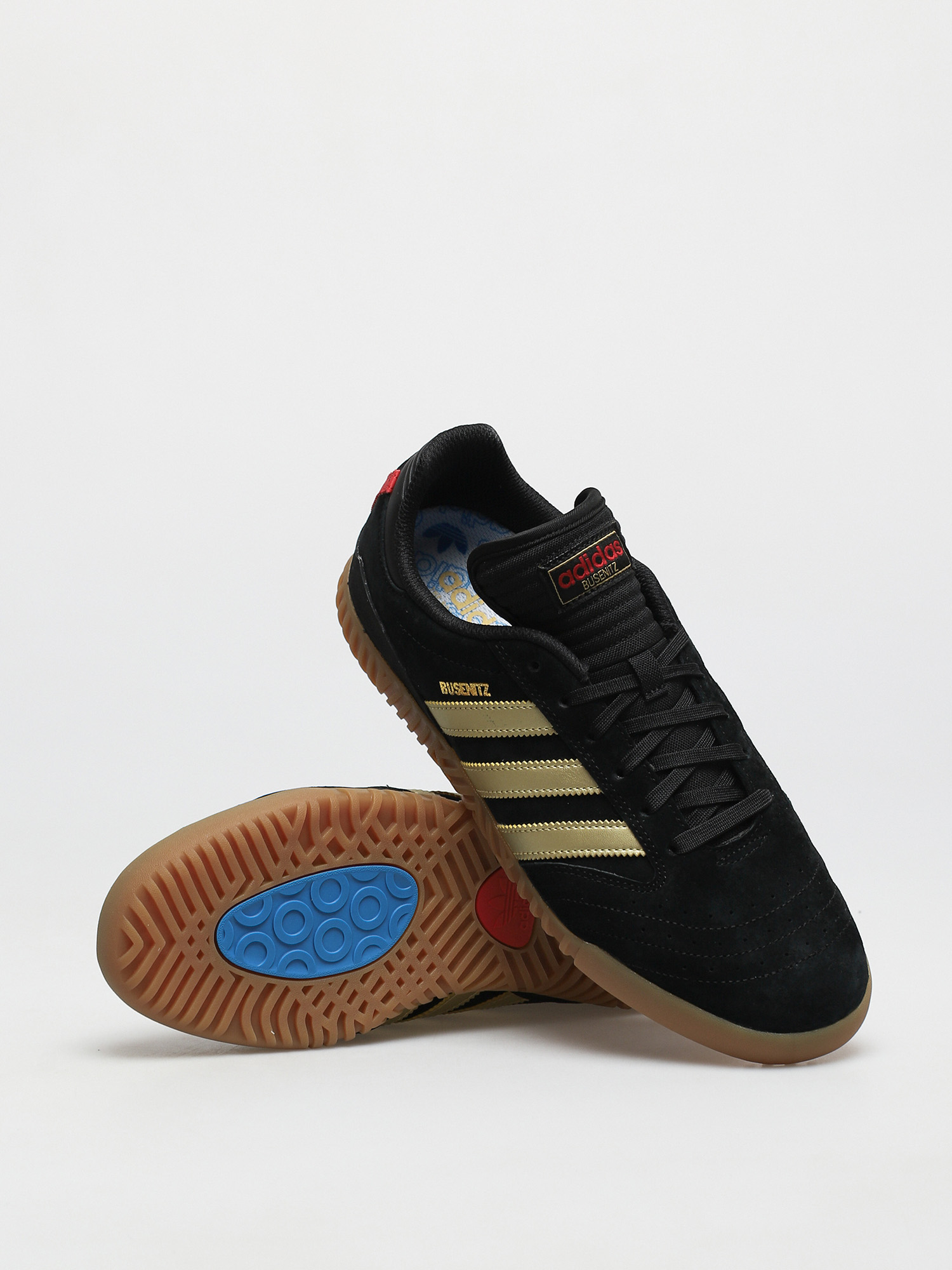 adidas Busenitz Indoor Super Cipők (cblack/goldmt/scarle)