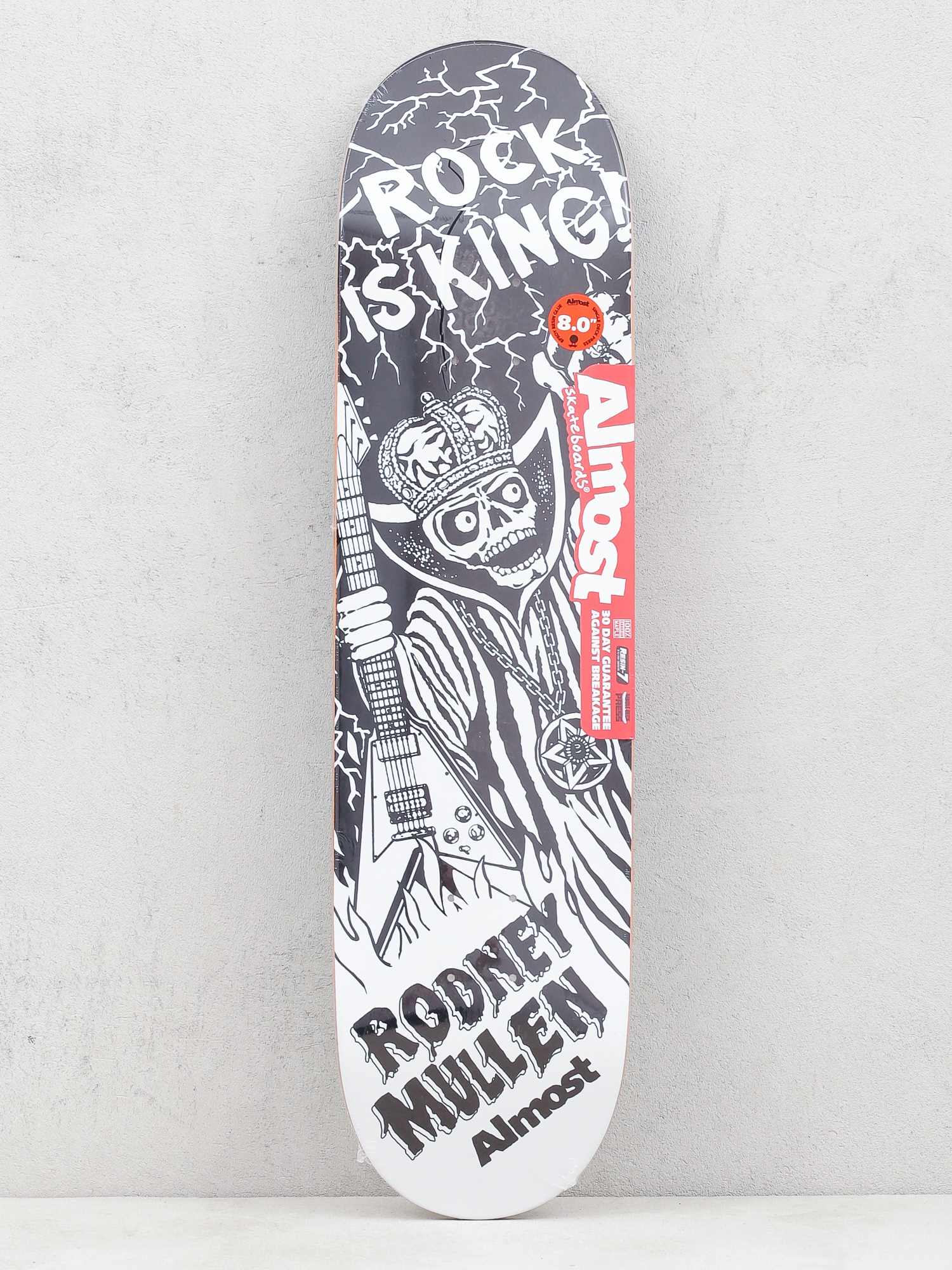 Almost Mullen King Gördeszka lap (black/white)