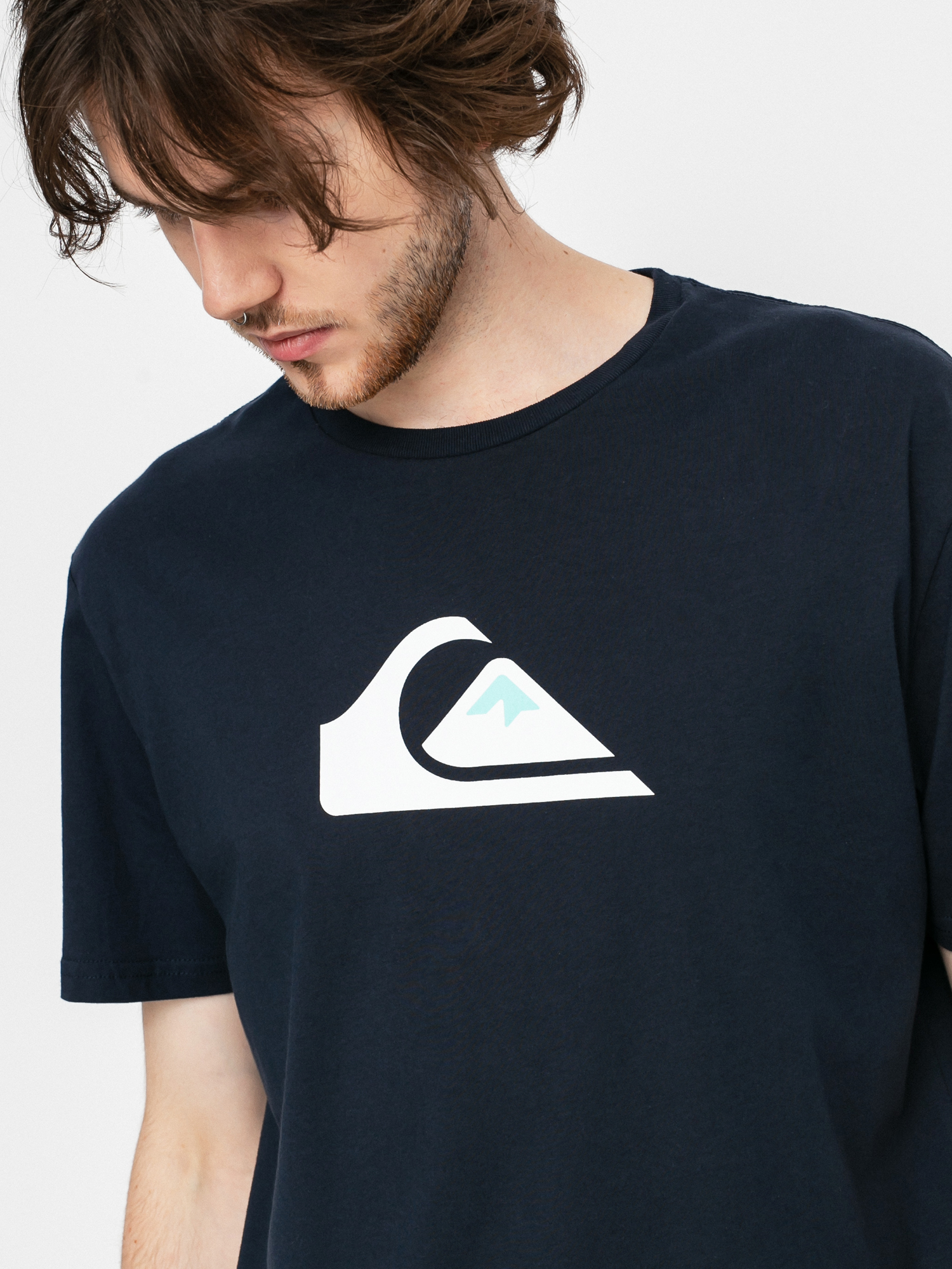 Quiksilver Comp Logo Póló (navy blazer)