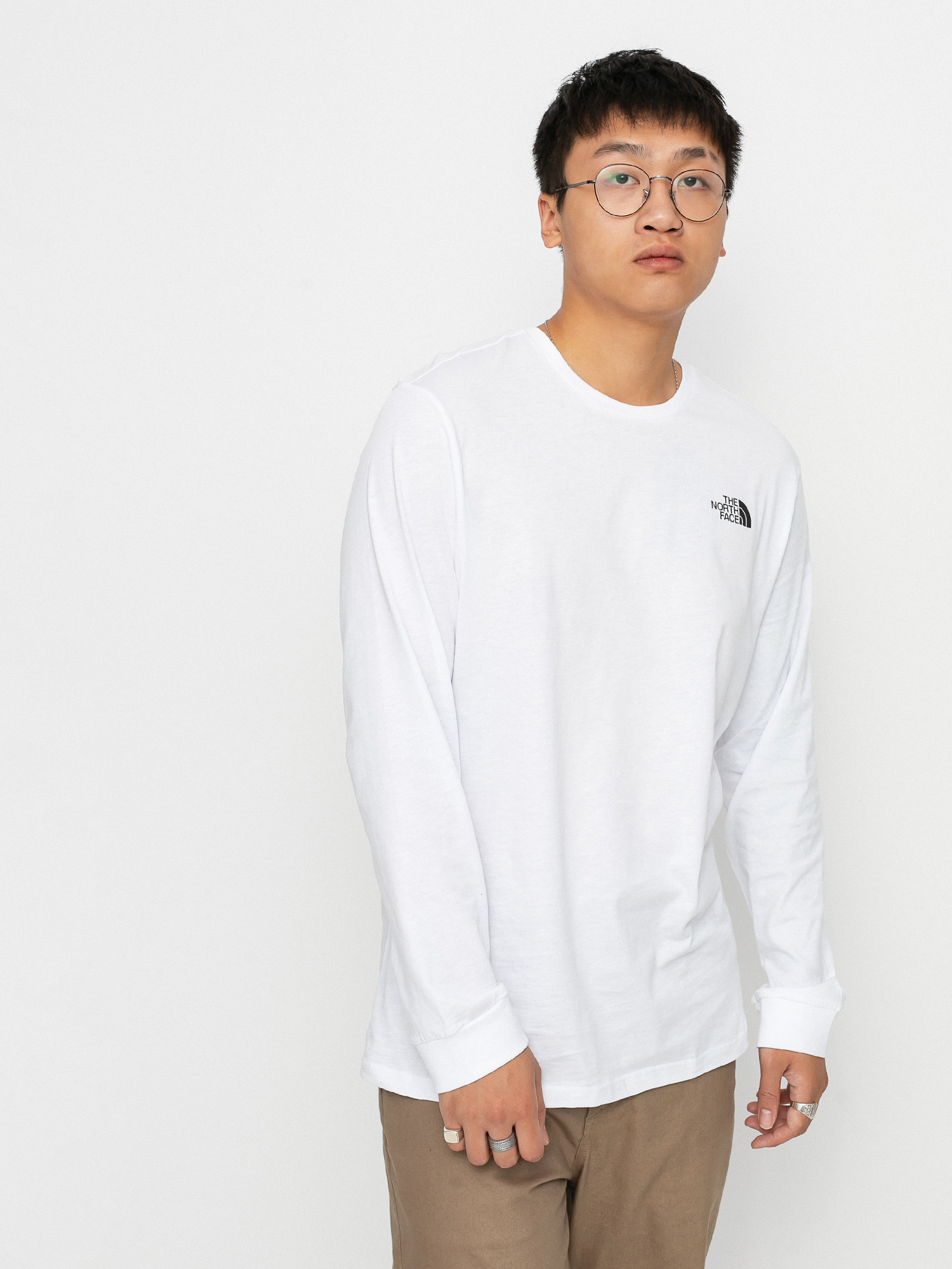 The North Face Simple Dome Hosszú ujjú felső (tnf white)