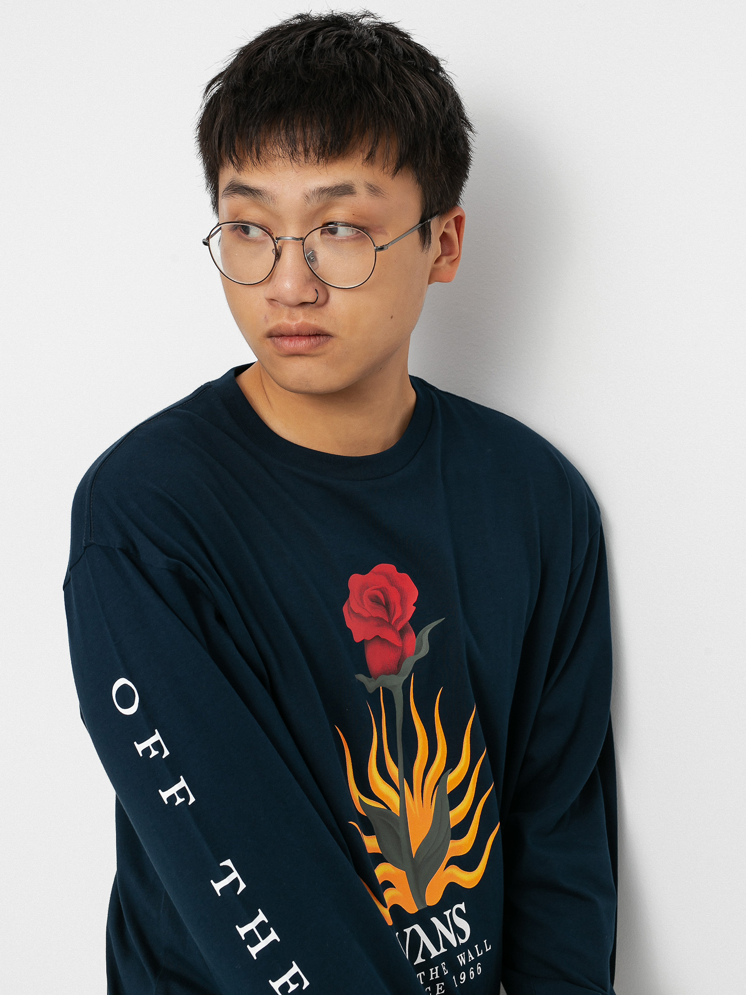 Vans Flores Hosszú ujjú felső (navy)