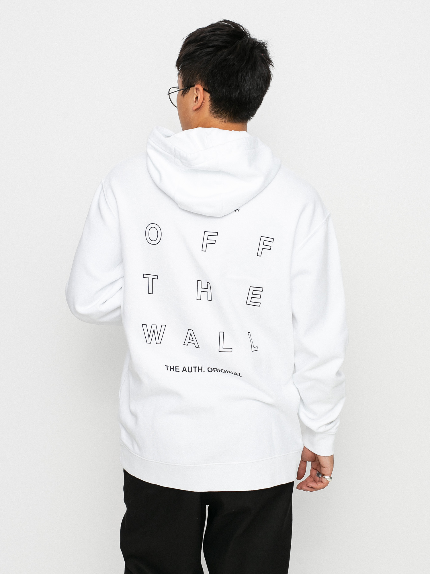 Vans Sequence HD Kapucnis pulóver (white)