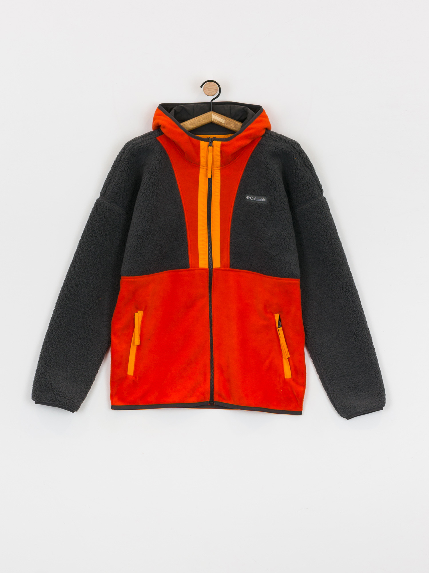 Férfi Columbia Backbowl Sherpa Polár pulóver (red quartz/shark)