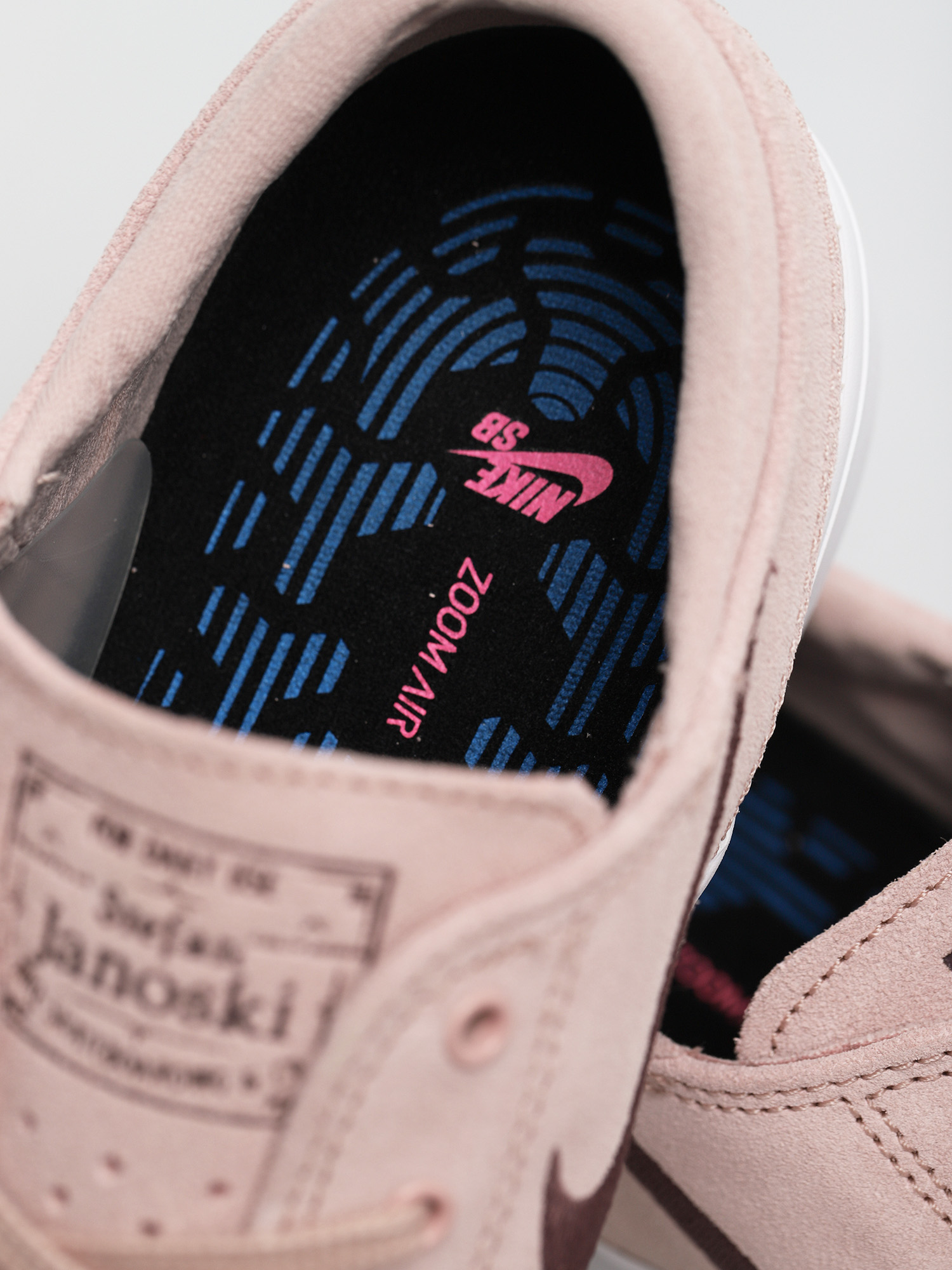 Nike SB Zoom Stefan Janoski RM Cipők (pink oxford/dark wine pink oxford white)