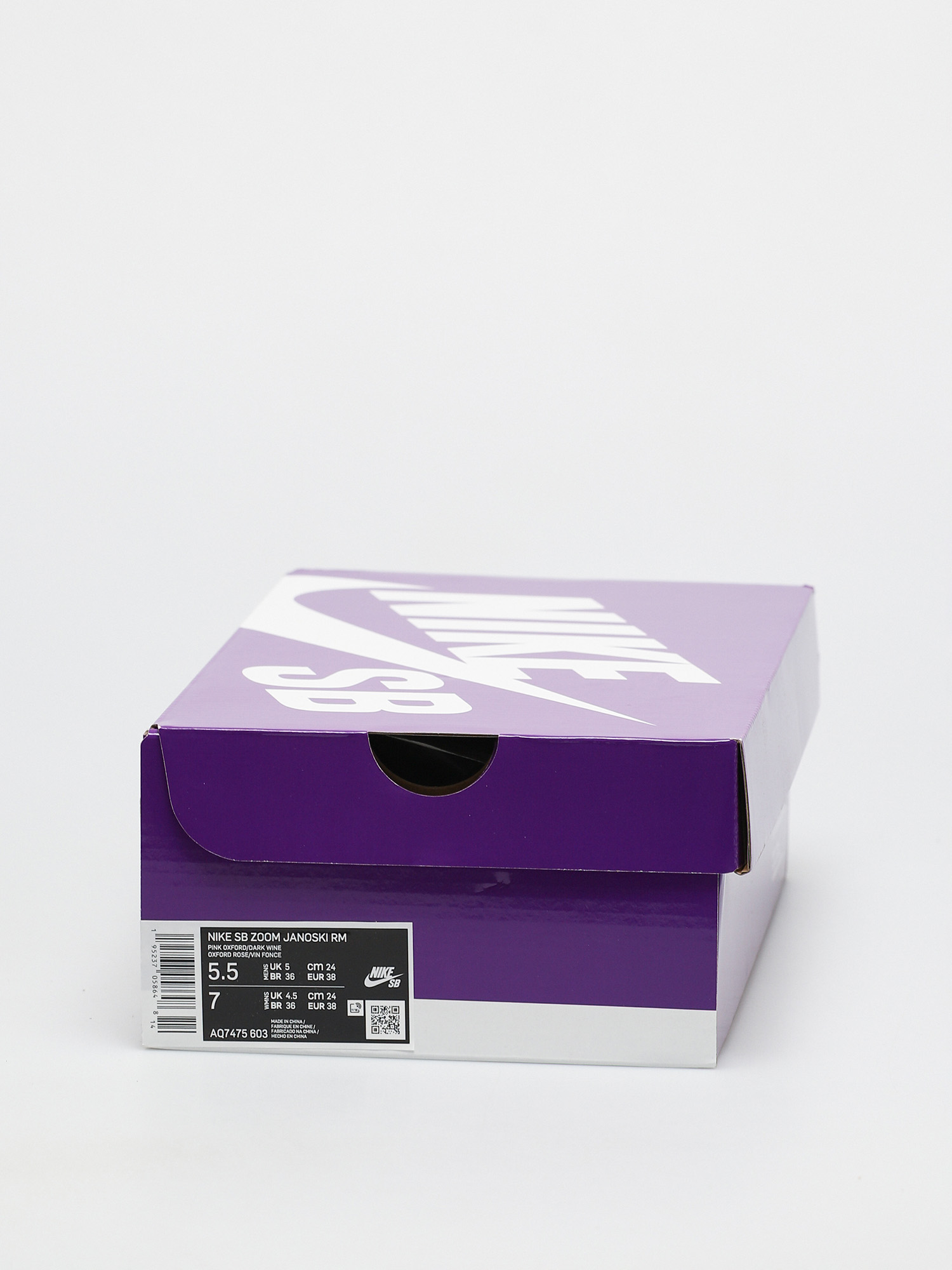 Nike SB Zoom Stefan Janoski RM Cipők (pink oxford/dark wine pink oxford white)