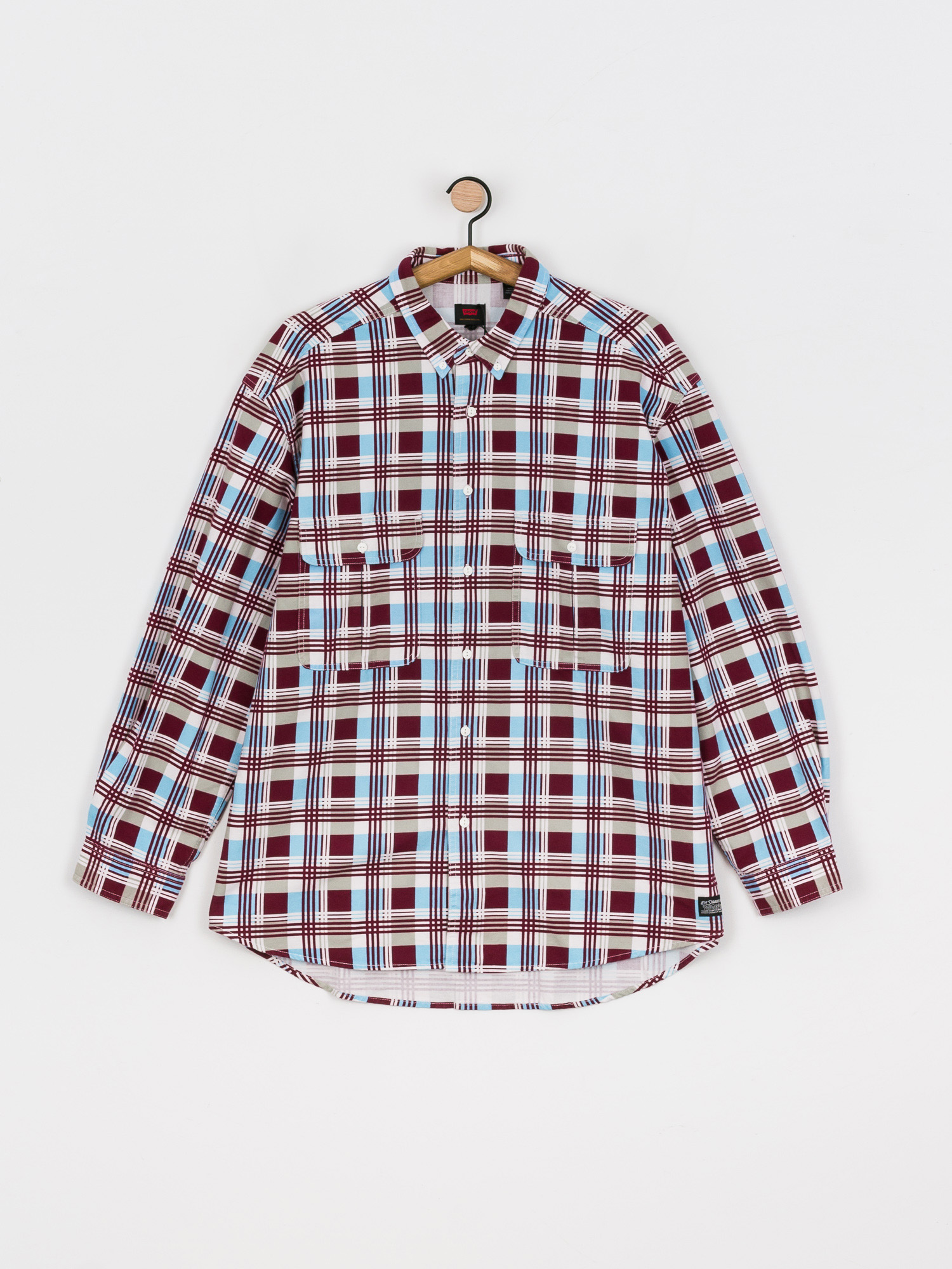 Levi's® Woven Printed Ing (burgundy blue)