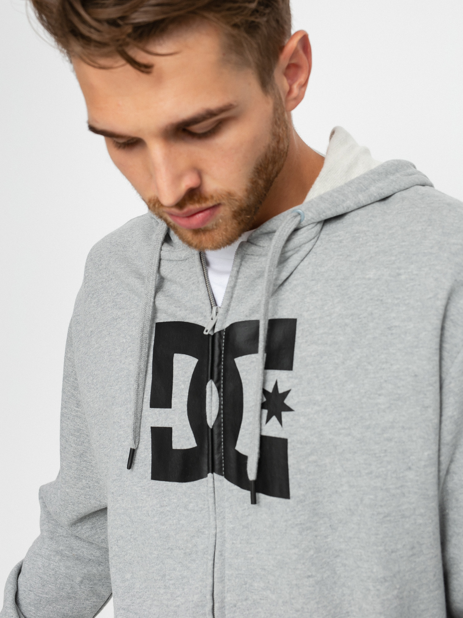 DC Star ZHD Kapucnis pulóver (heather grey)