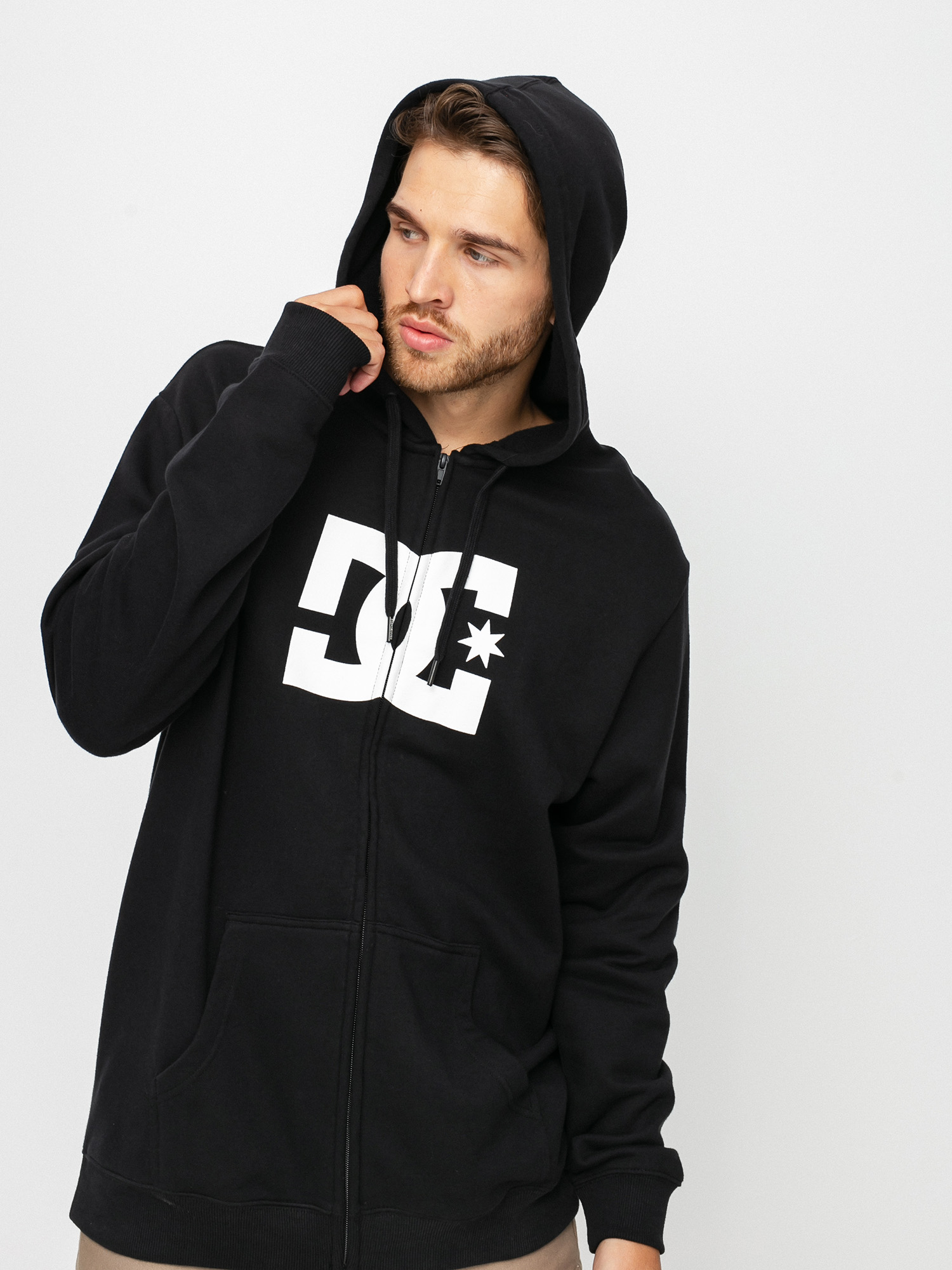 DC Star ZHD Kapucnis pulóver (black)