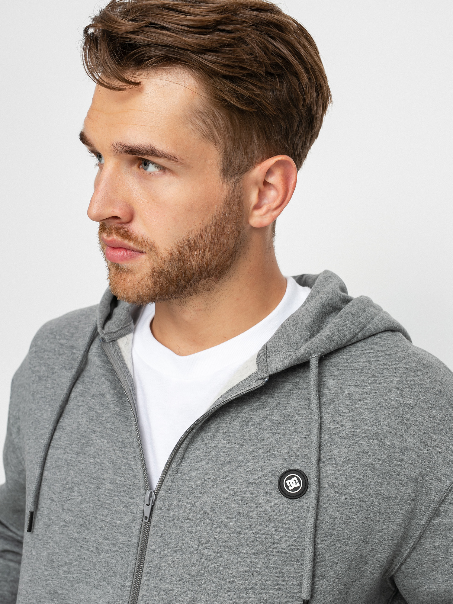 DC Riot Franchise ZHD Kapucnis pulóver (medium grey heather)