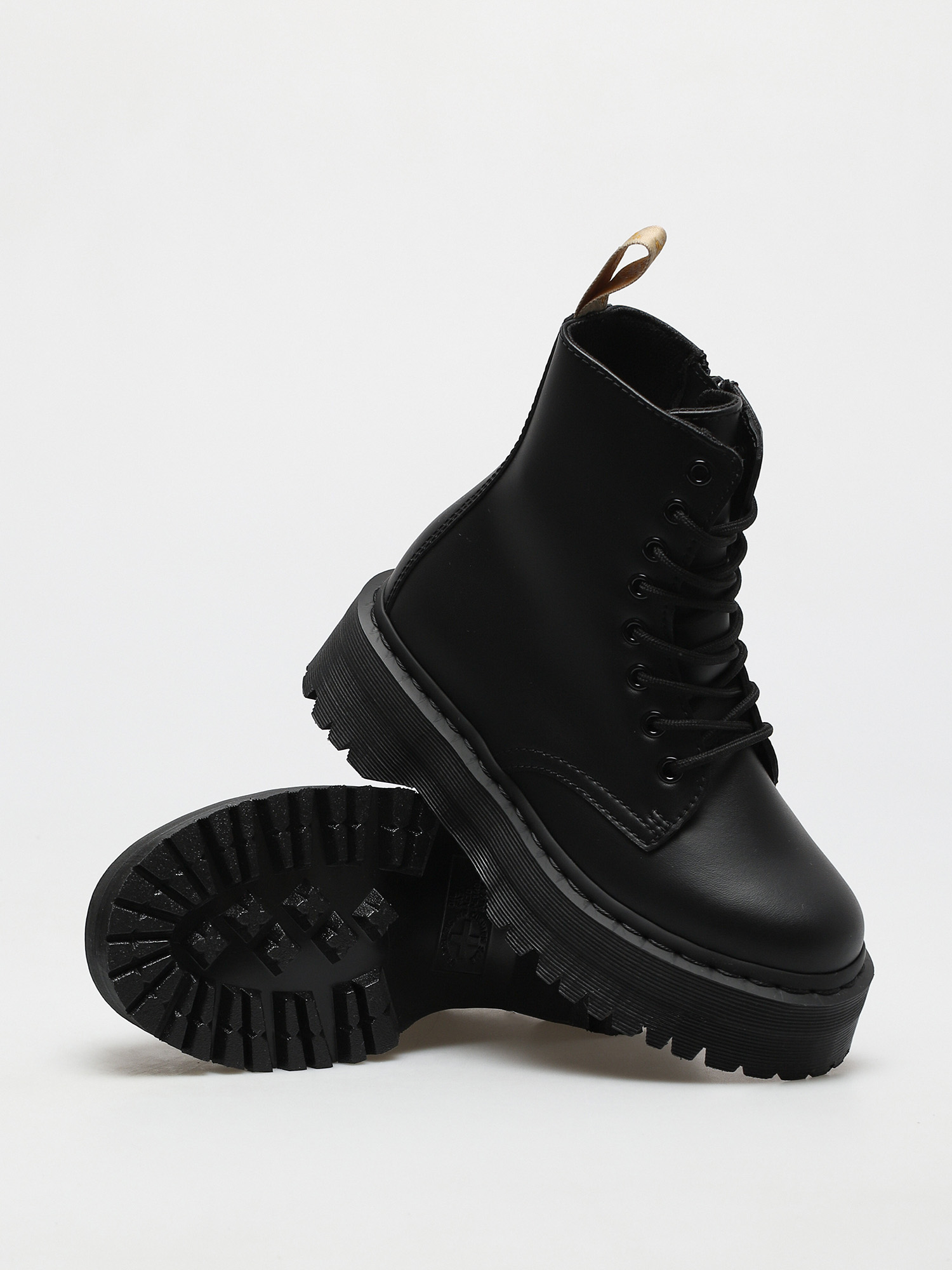 Dr. Martens Vegan Jadon II Mono Cipők Wmn (felix rub off black)