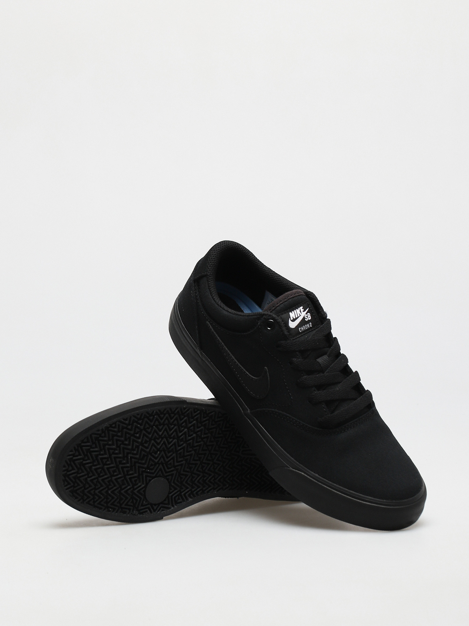 Nike SB Chron 2 Canvas Cipők (black/black black)