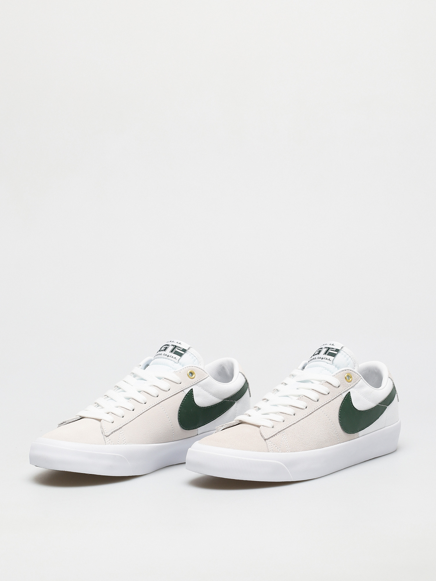 Nike SB Zoom Blazer Low Pro GT Cipők (white/fir white gum light brown)