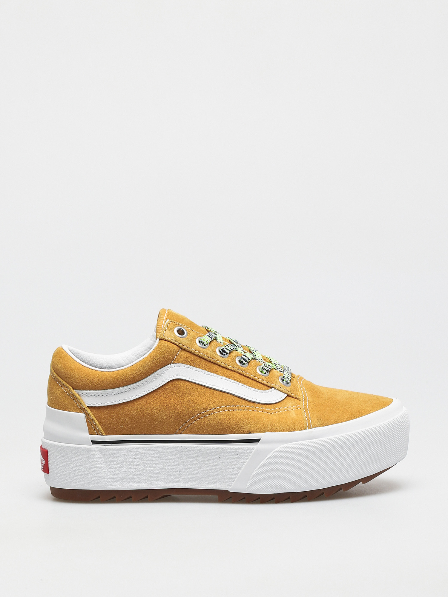 Vans Old Skool Stacked Cipők (multi lace/gldnylw/trwht)
