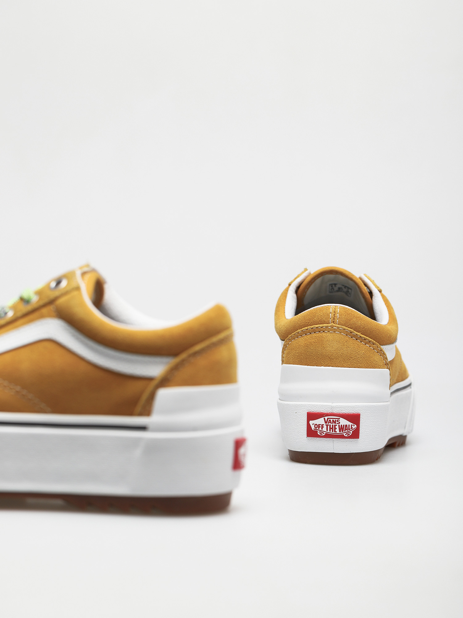 Vans Old Skool Stacked Cipők (multi lace/gldnylw/trwht)