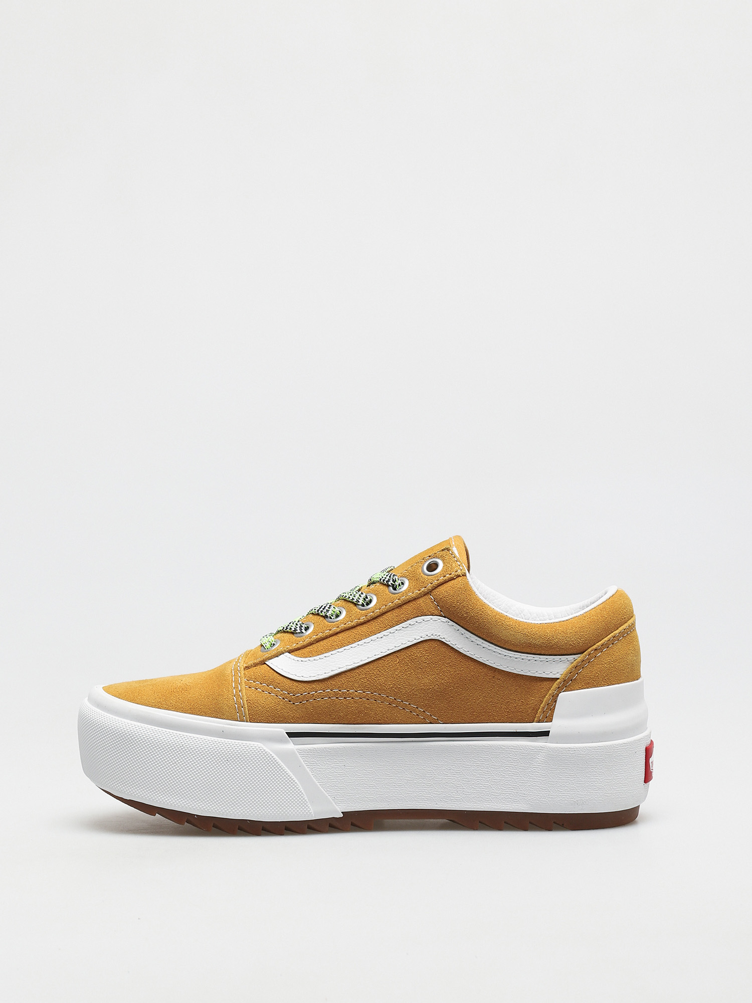 Vans Old Skool Stacked Cipők (multi lace/gldnylw/trwht)