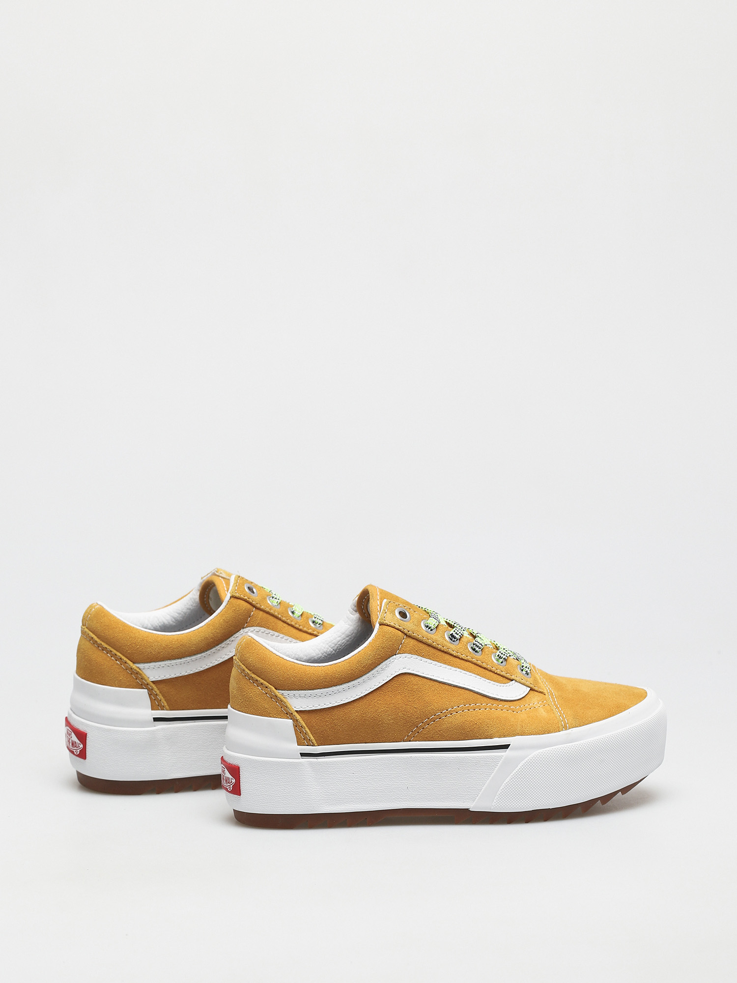 Vans Old Skool Stacked Cipők (multi lace/gldnylw/trwht)