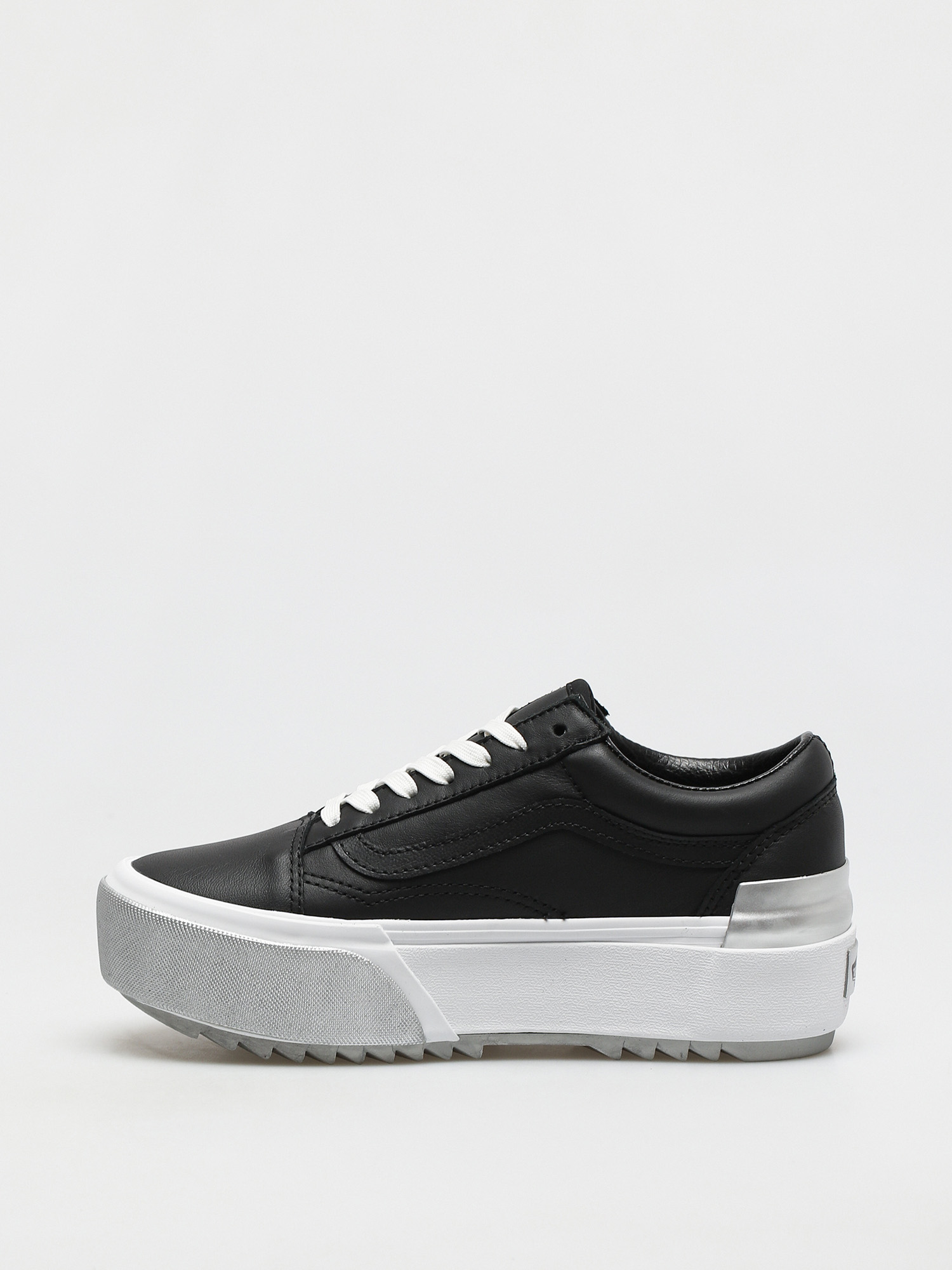Vans Old Skool Stacked Cipők (shiny/black/true white)