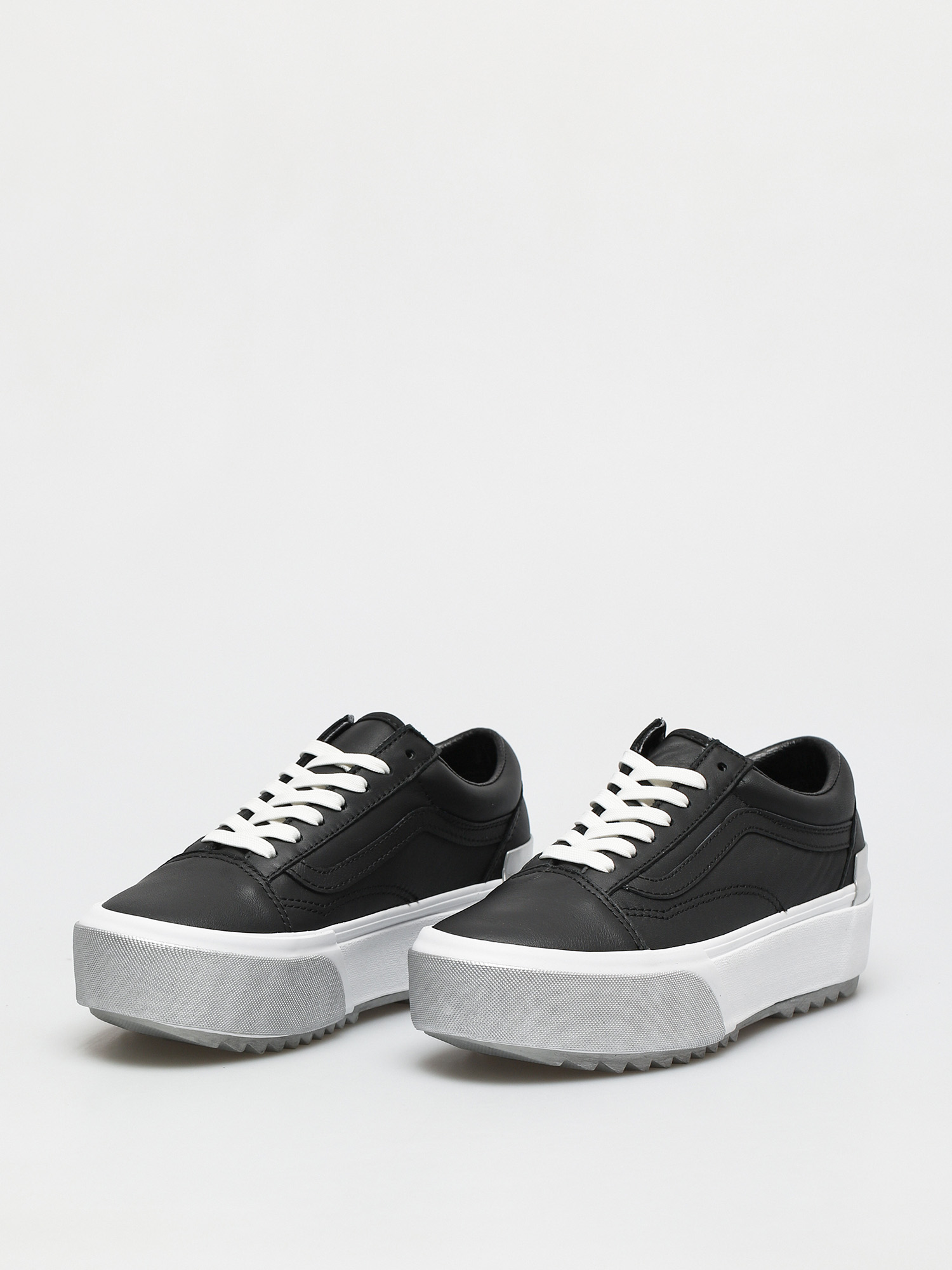 Vans Old Skool Stacked Cipők (shiny/black/true white)