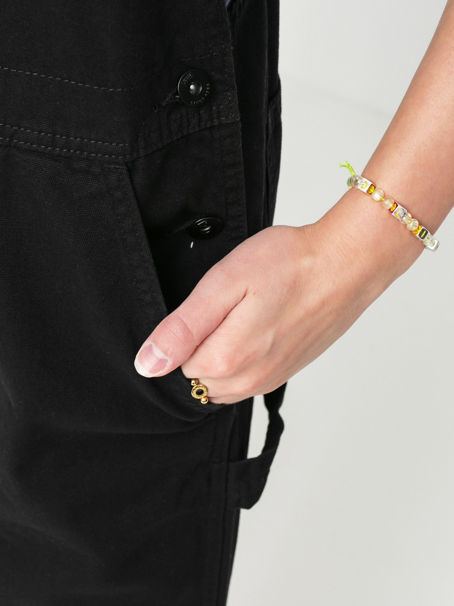 Vans Ground Work Overall Kisnadrág Wmn (black)