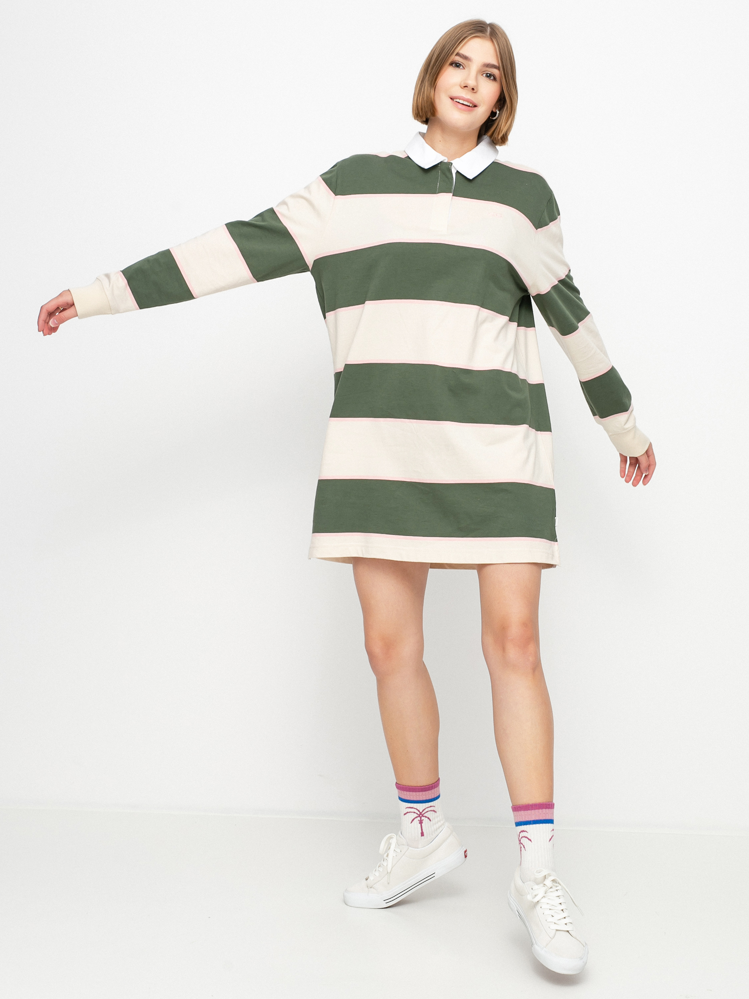 Vans Rugbee Polo Ruha Wmn (thyme)