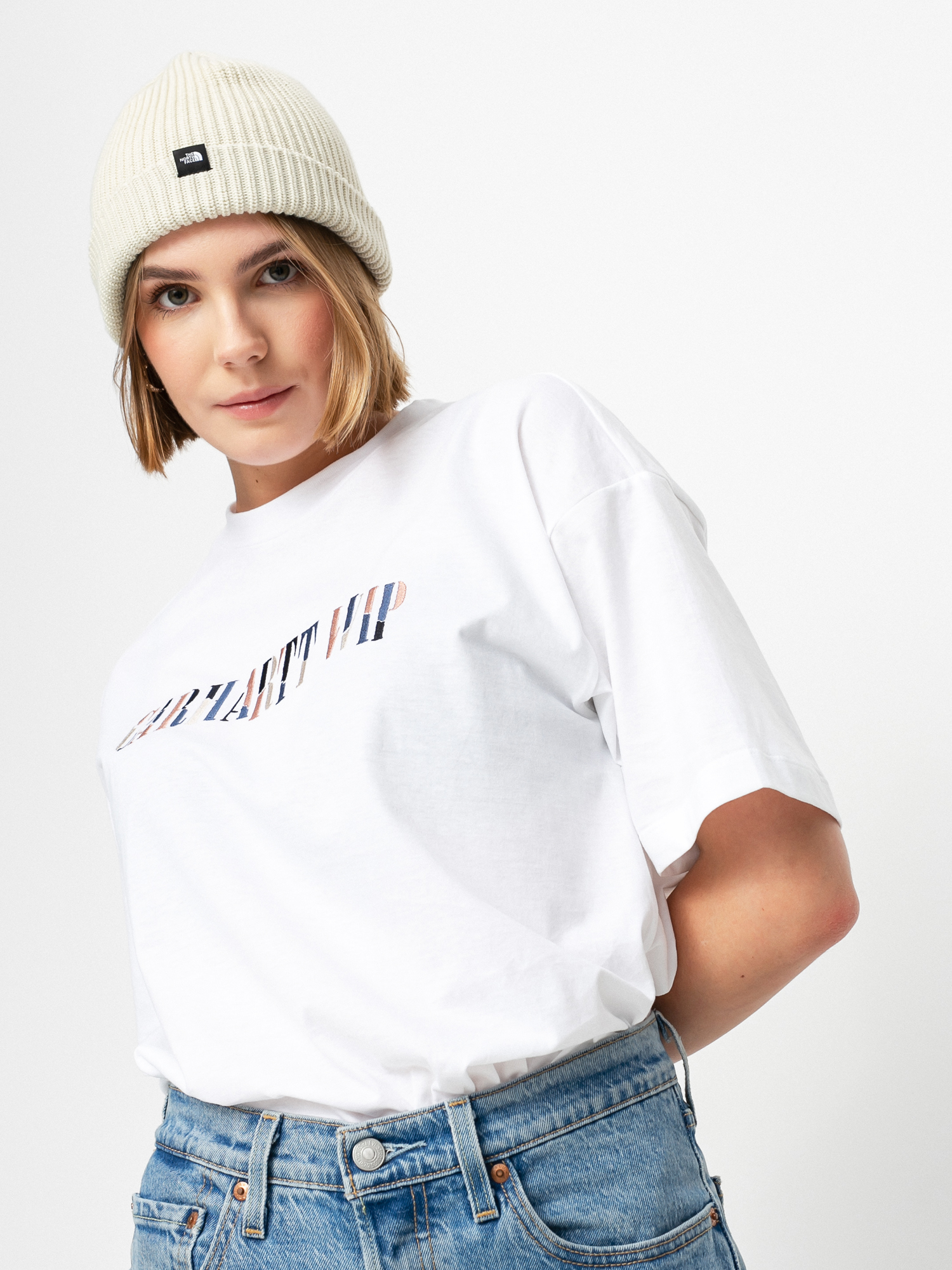 Carhartt WIP Jagged Script póló Wmn (white)