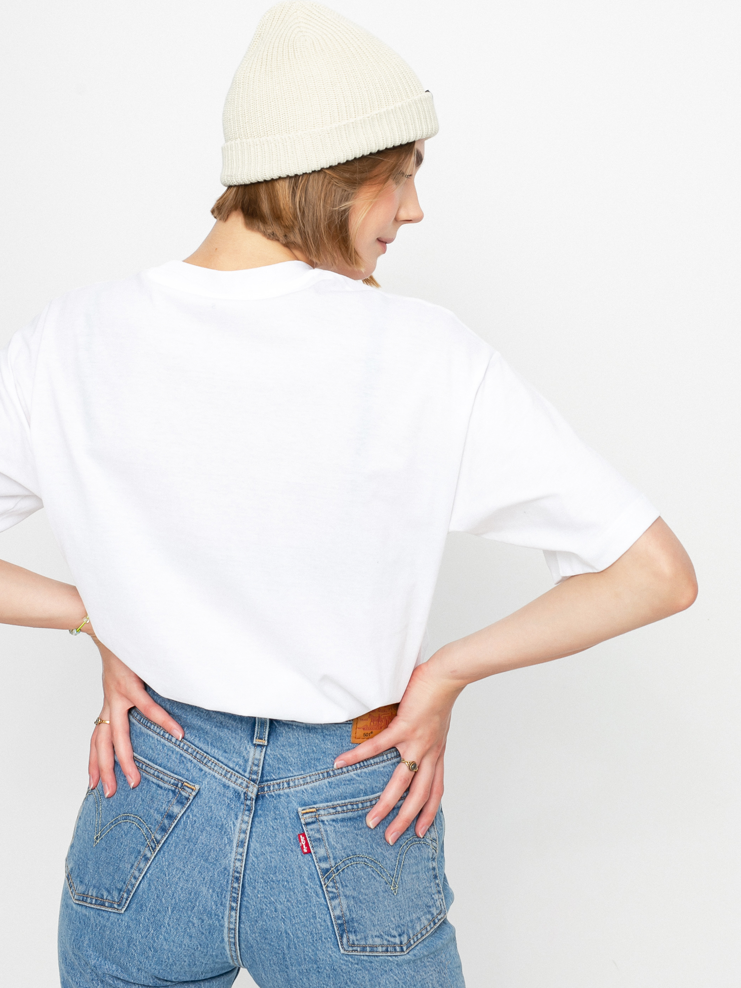 Carhartt WIP Jagged Script póló Wmn (white)