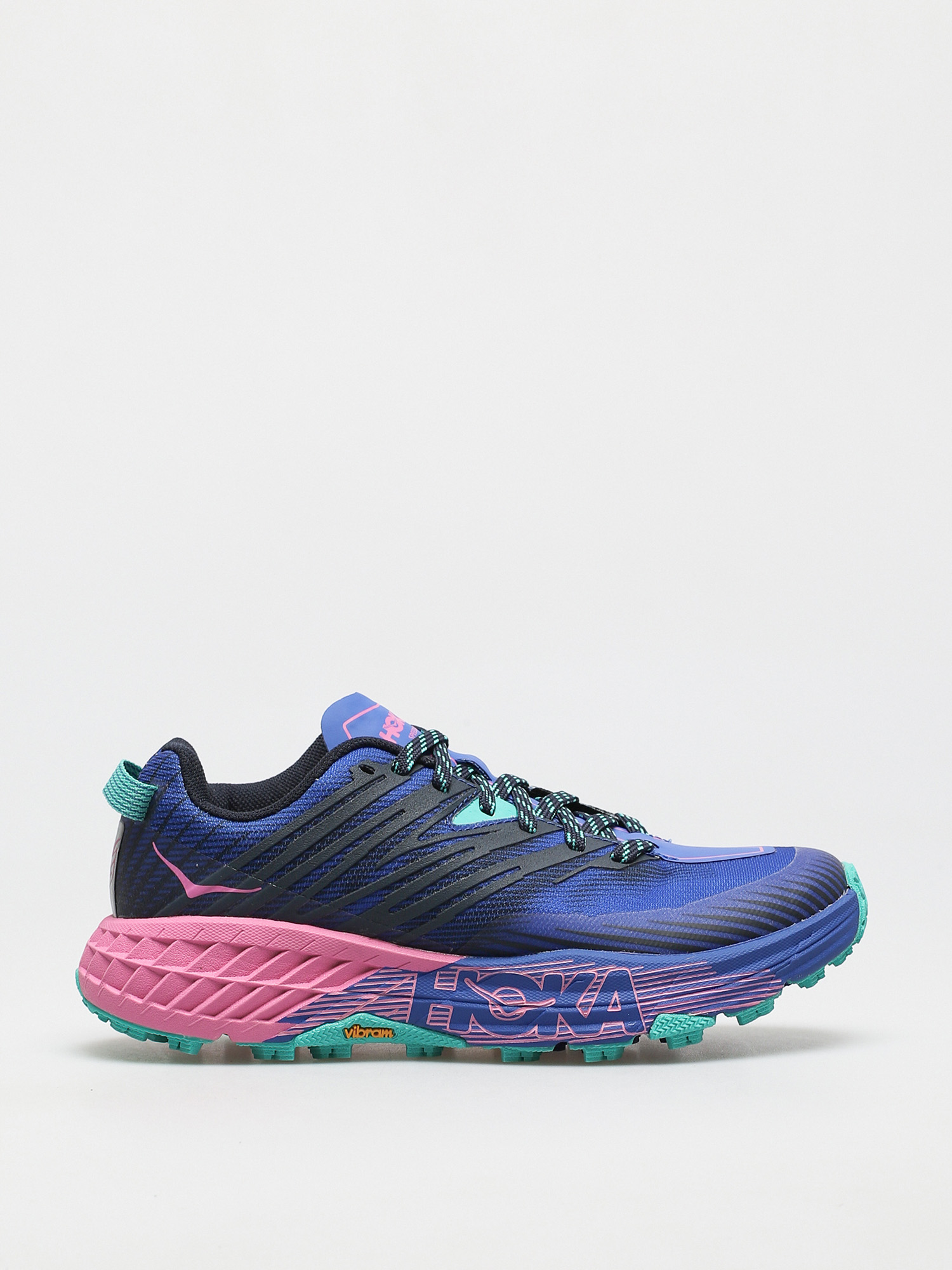 Hoka One One Speedgoat 4 Cipők Wmn (dazzling blue/phlox pink)
