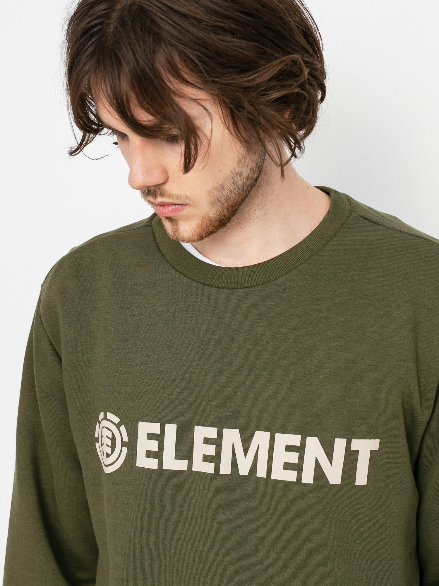 Element Blazin Crew Pulóver (army)