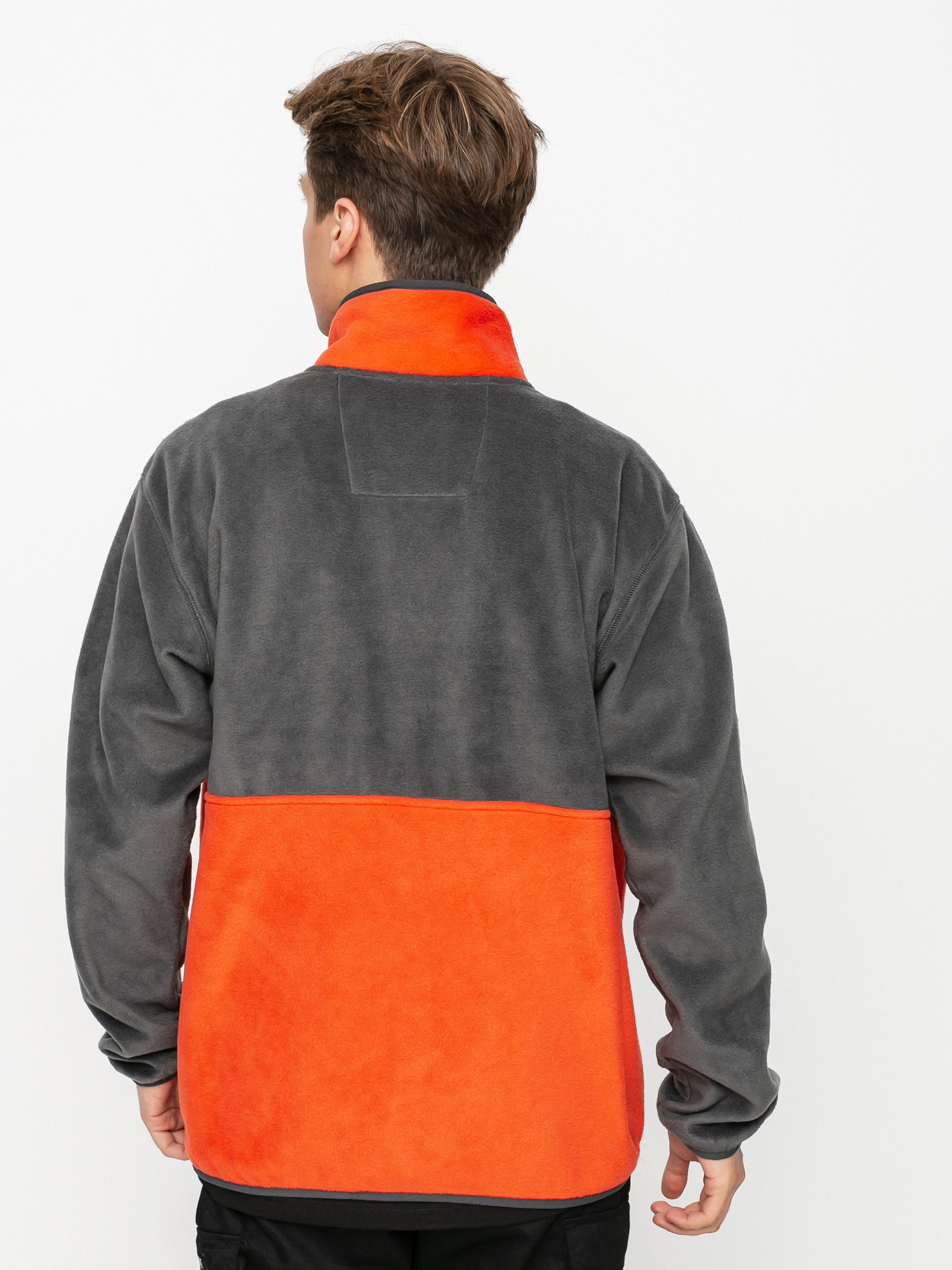 Férfi Columbia Back Bowl Polár pulóver (red quartz/shark)