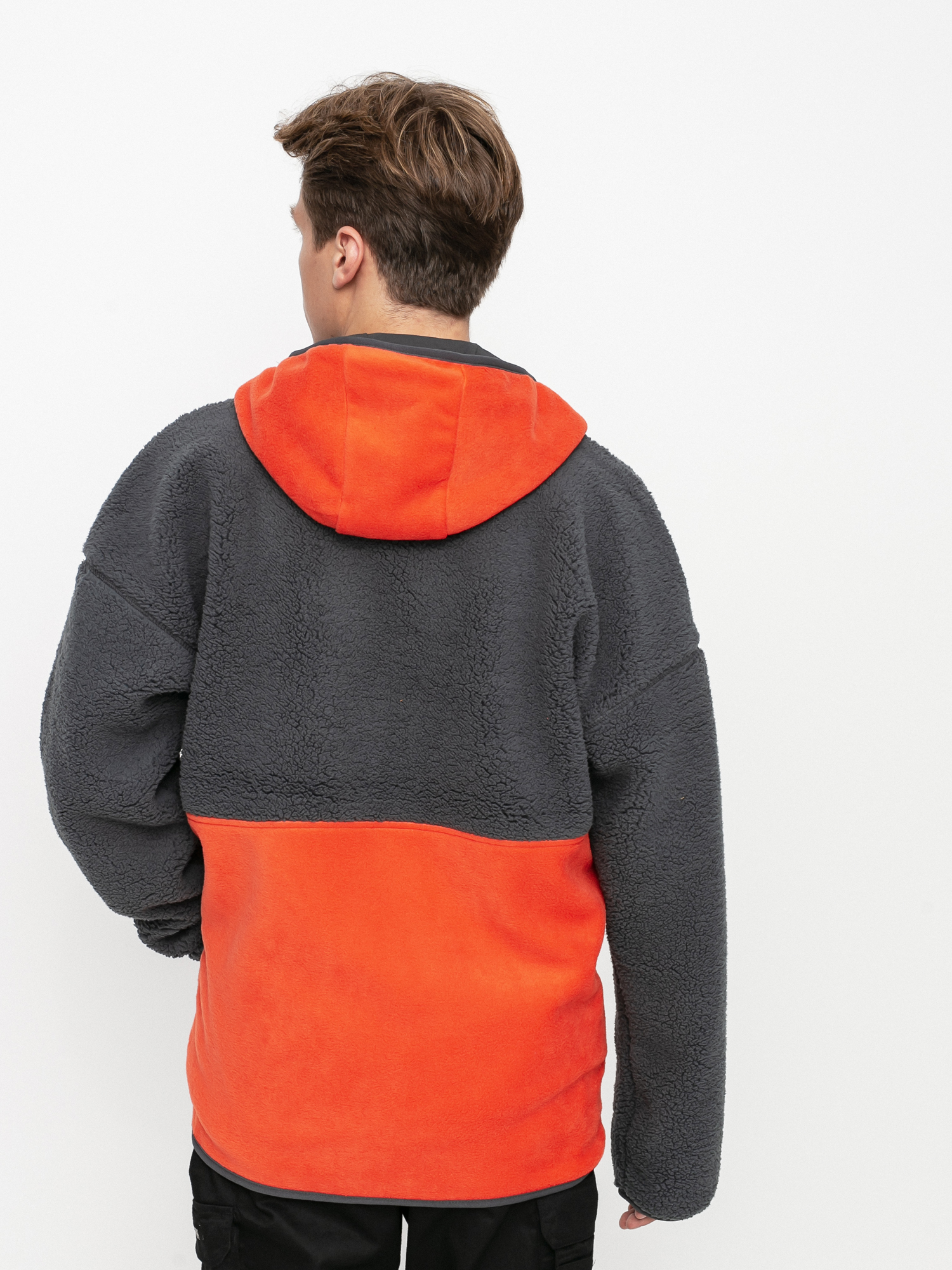 Férfi Columbia Backbowl Sherpa Polár pulóver (red quartz/shark)