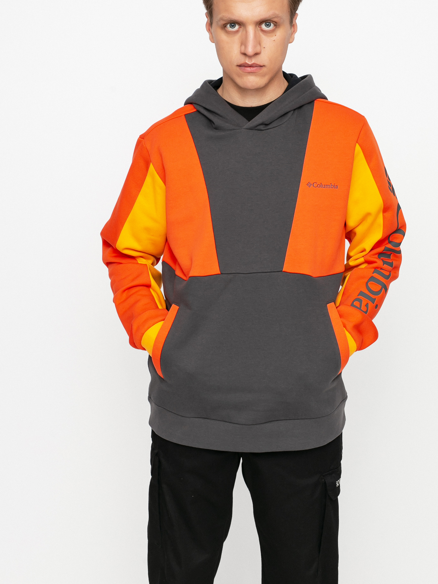 Columbia Lodge Pulóver (red quartz/flame/black)